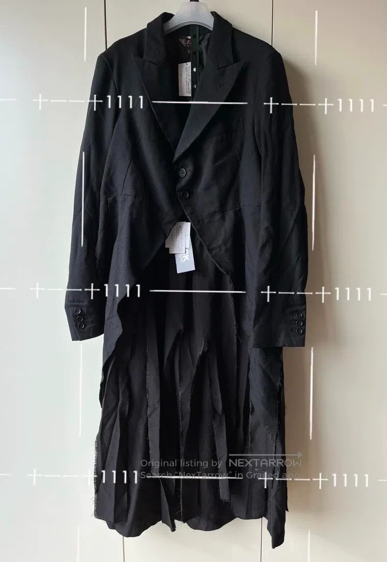 Comme des Garcons Comme Des Garcons Destroyed wind knife-cut torn swallowtai Size S / US 4 / IT 40 - 2 Thumbnail