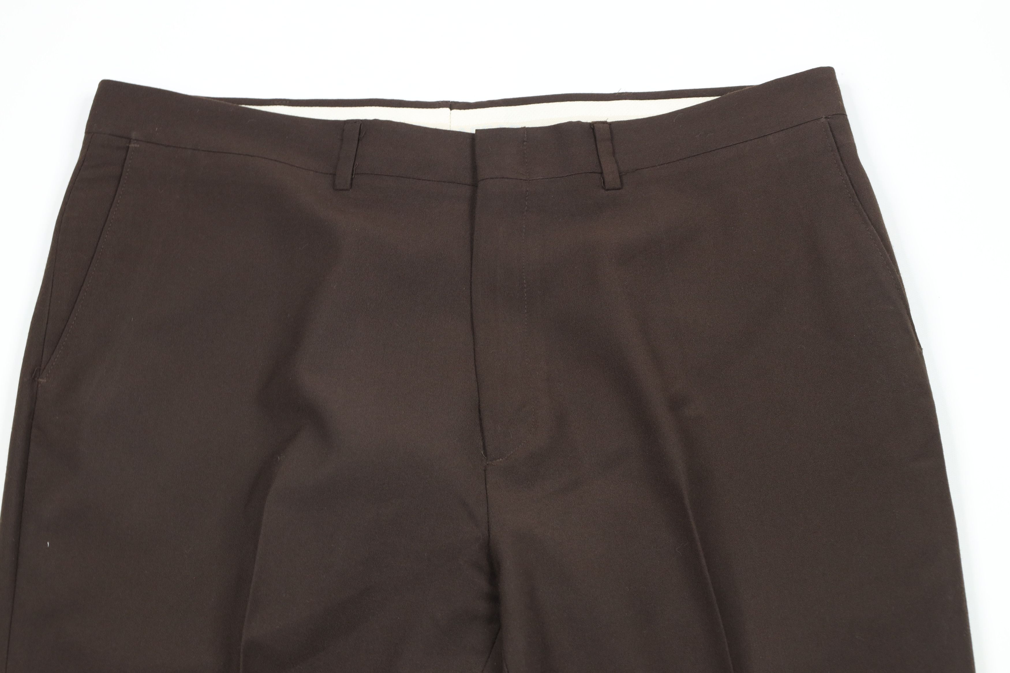 Vintage Vintage 90s Streetwear Bell Bottoms Chino Pants Brown Size US 38 / EU 54 - 2 Thumbnail