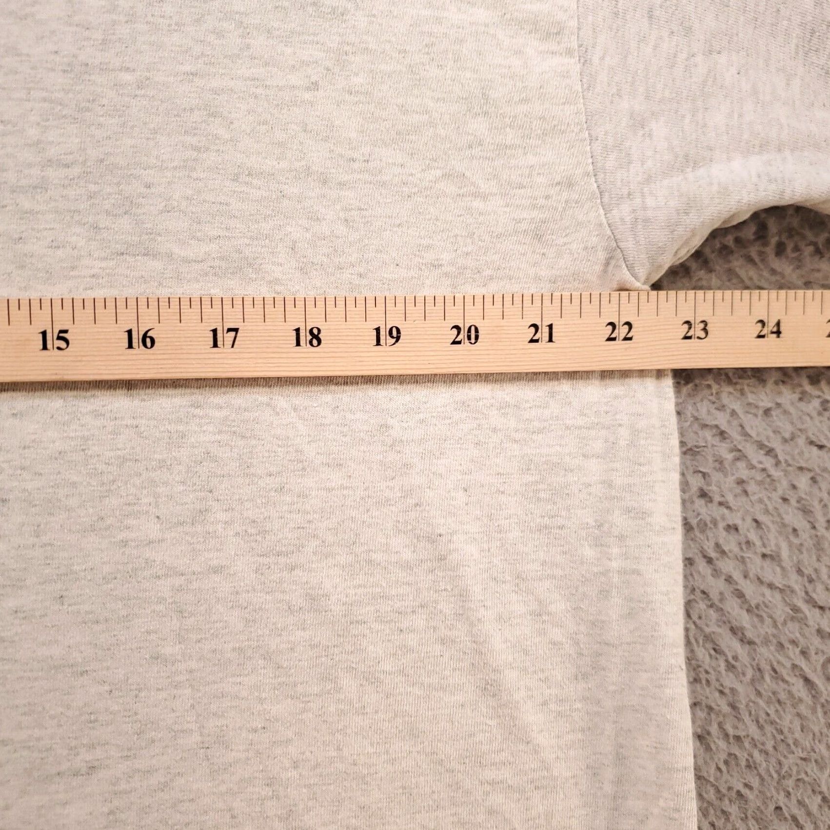 Fruit Of The Loom VINTAGE Fruit Of The Loom Shirt Mens XL Gray Purple Cuff 90s Skater Ringer USA Shirt XL Gray 80s 90s Grunge Mens Size US XL / EU 56 / 4 - 7 Thumbnail