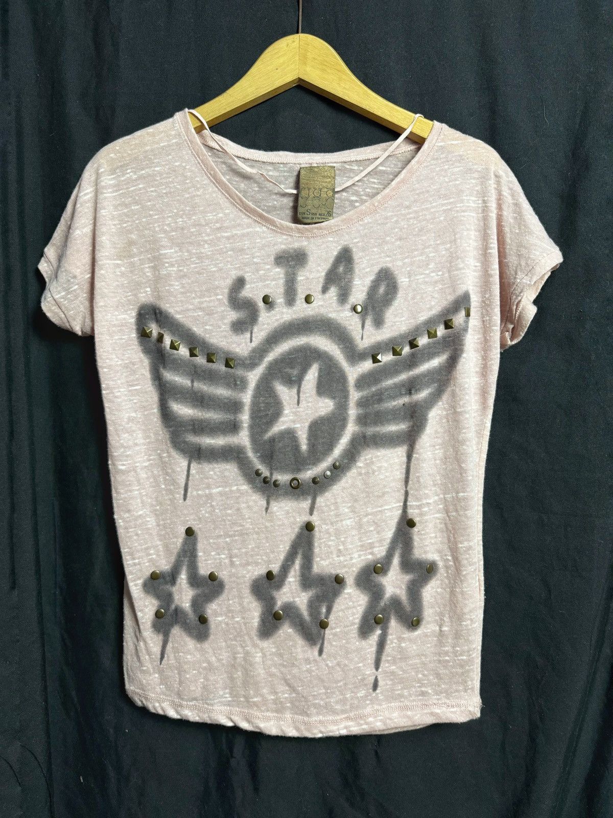 If Six Was Nine × Japanese Brand × Le Grande Bleu (L.G.B.) Japanese Stars Studded Gothic Punk Tees Ifsix style Size US M / EU 48-50 / 2 - 1 Thumbnail