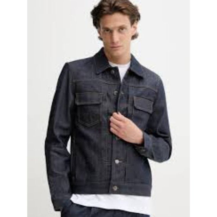 A.P.C. A.P.C. Selvedge Denim Work Jacket Japanese Selvedge Jean Size US S / EU 44-46 / 1 - 2 Thumbnail