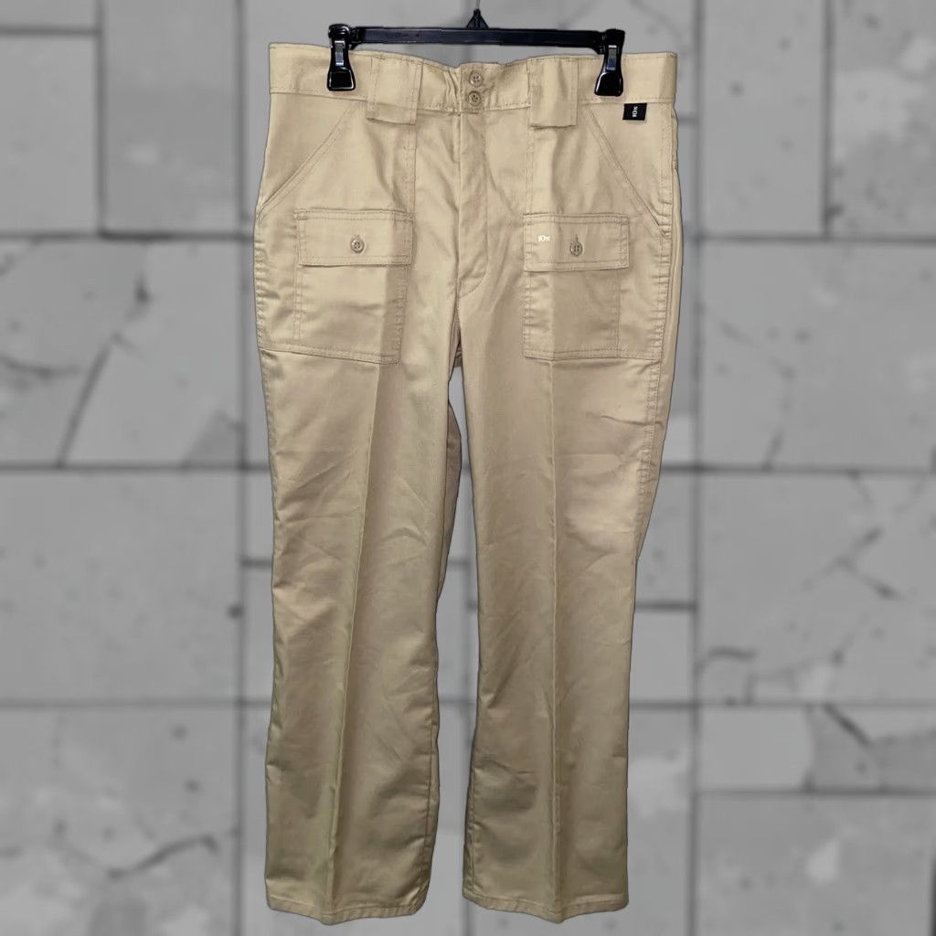 Vintage 10X Mens Beige Multi Pocket Zip Fly Pants Casual 34 x 30 Pants Mens Beige 10X Casual Pockets Zip Fly 34x30 Size US 34 / EU 50 - 1 Thumbnail
