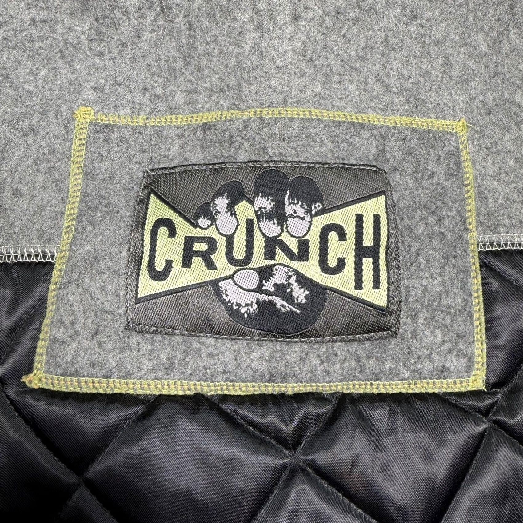 Vintage VINTAGE Crunch Jacket Mens Large Hooded Quilted Fleece Gym Insulated 80s Size US L / EU 52-54 / 3 - 7 Thumbnail