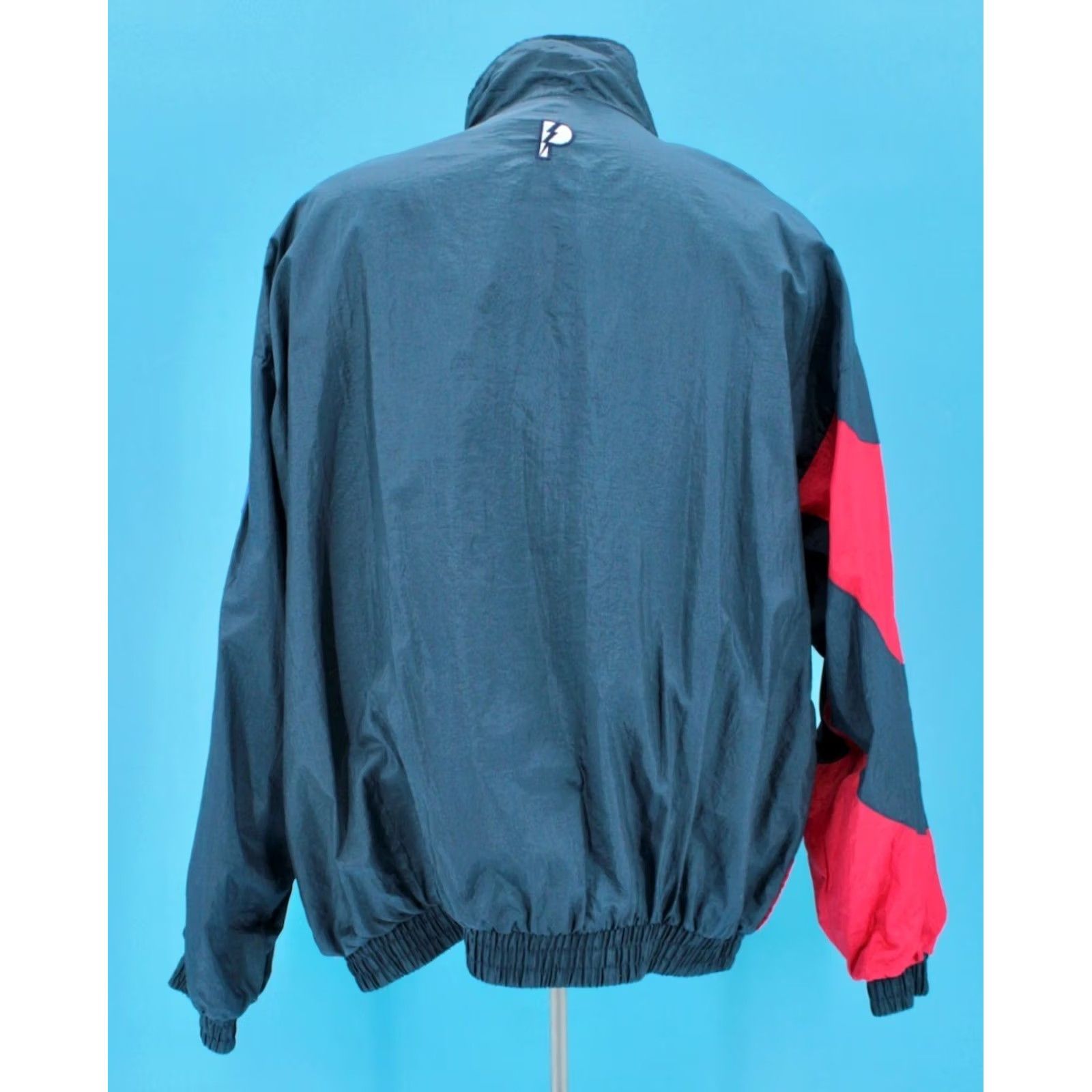 Pro Player Pro-player KU Jacket Shirt XL 1990s Nylon Blue Red Men’s VTG 90s Decade 1990s Sleeve 23.5" Measurements Extra Large Mens Size US XL / EU 56 / 4 - 4 Thumbnail