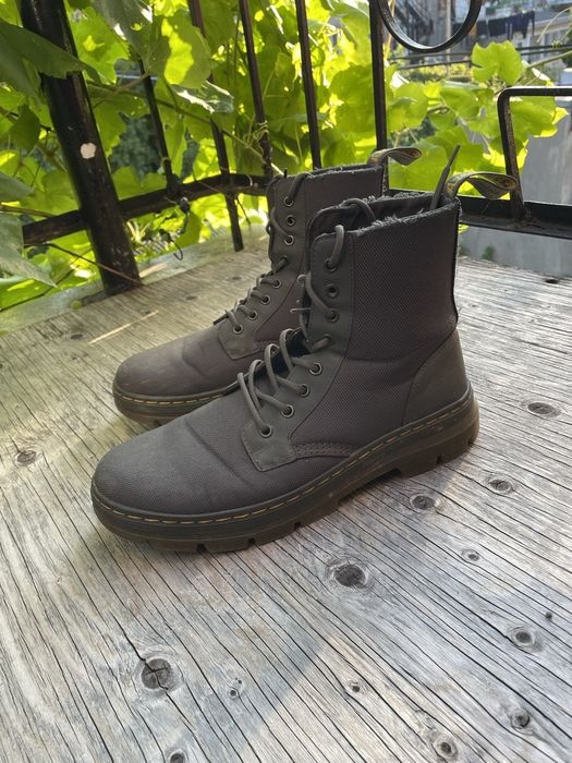 Doc martens nylon hot sale combat boots