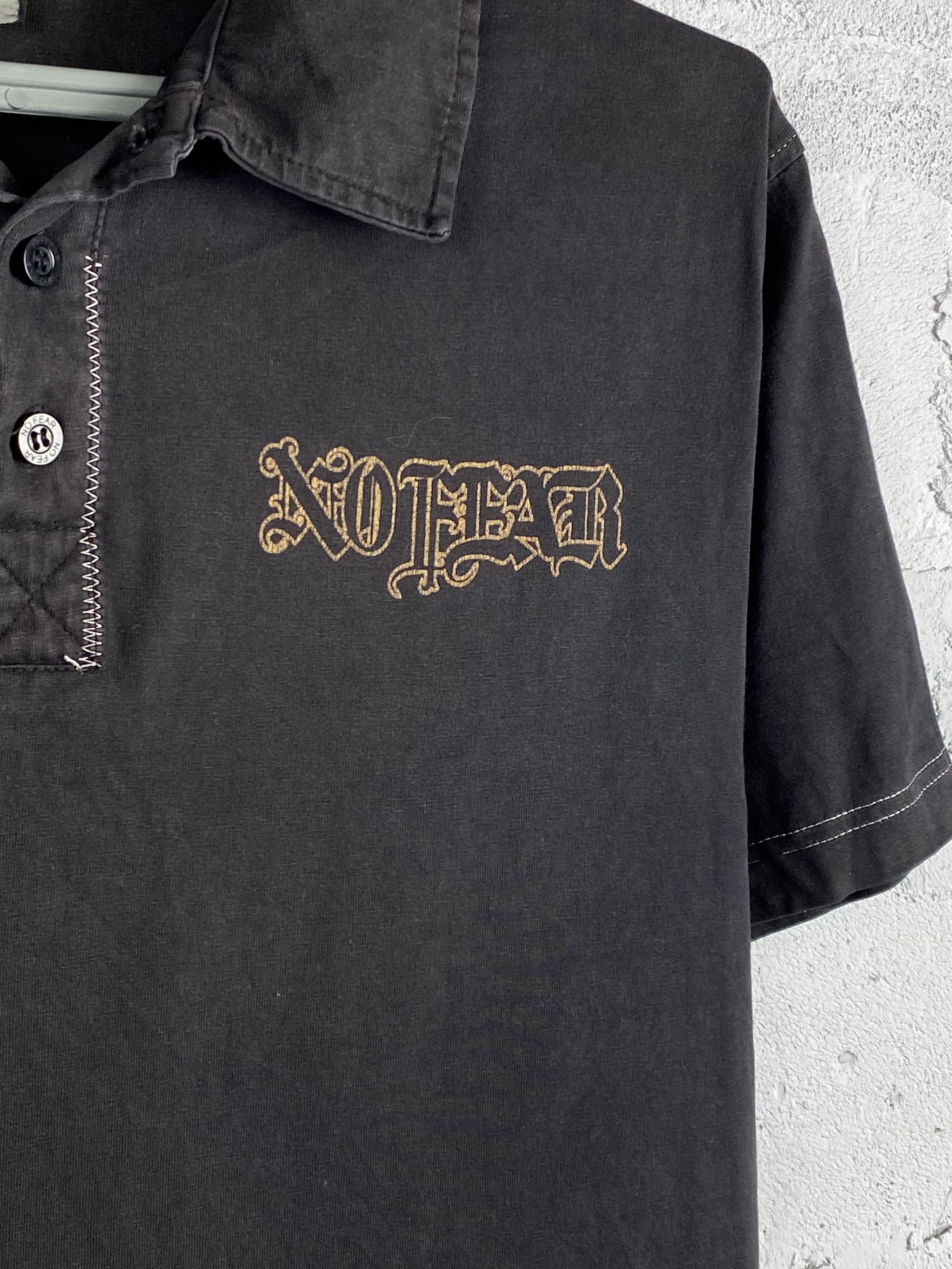 Japanese Brand × No Fear Vintage Y2K No Fear Skull Faded T-shirt Size US L / EU 52-54 / 3 - 4 Thumbnail