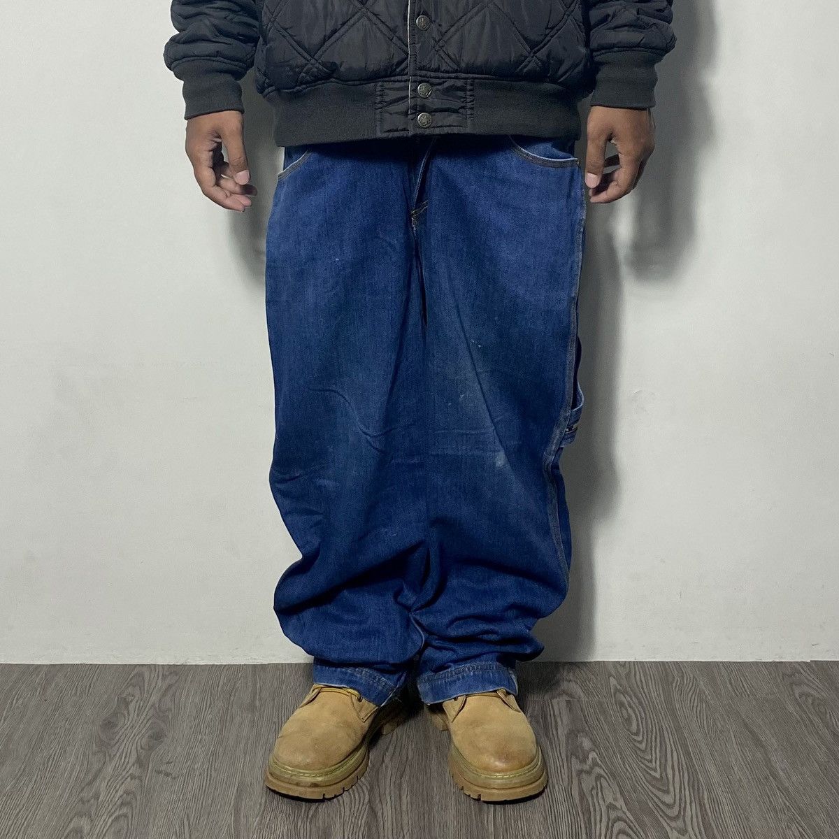 JNCO Y2K SOHK School Of Hard Knocks Carpenter Denim Pants Size US 30 / EU 46 - 2 Thumbnail