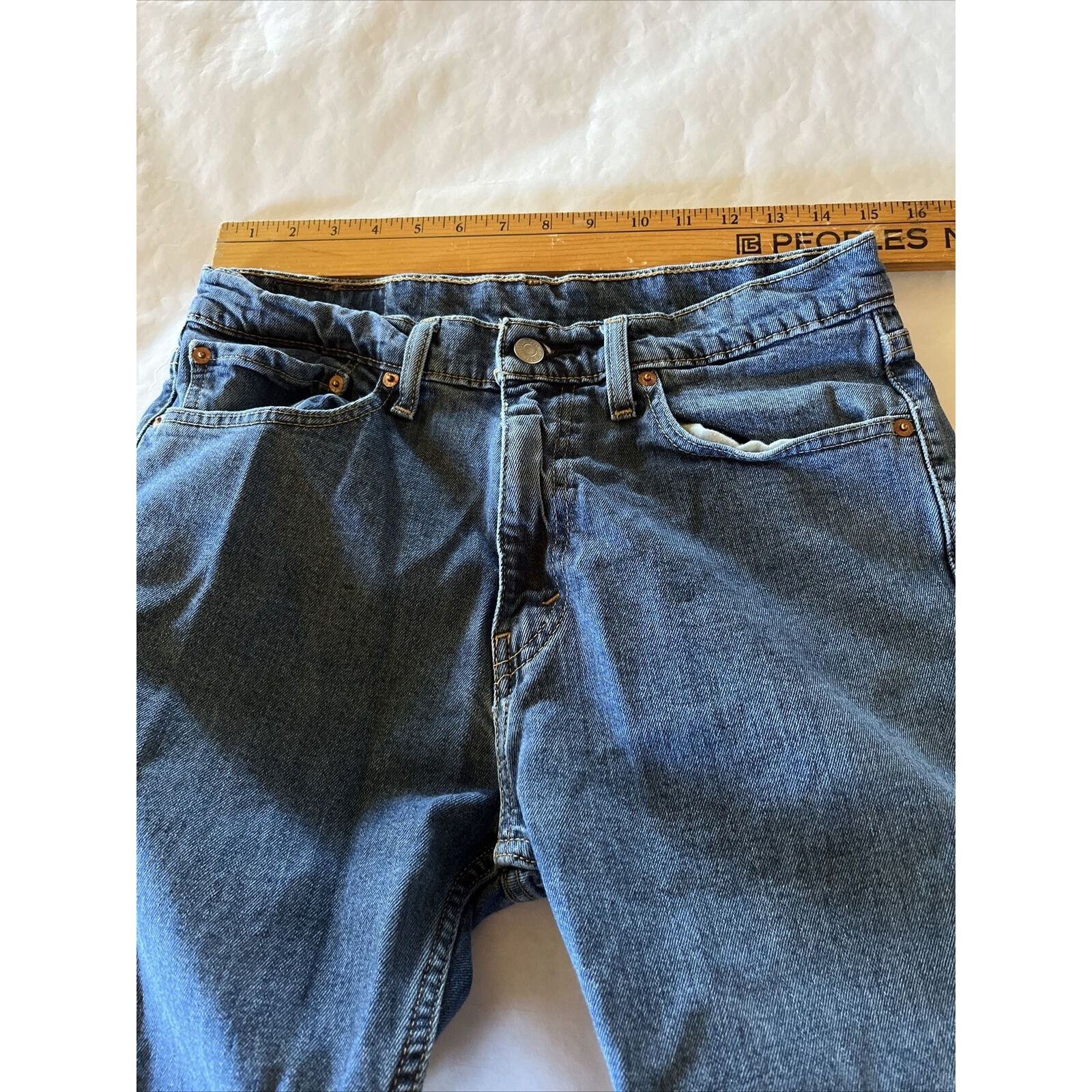 Levi's Levi's 505 Men's Jeans 31x31 Regular Outdoor cotton Med Blue Size US 32 / EU 48 - 3 Thumbnail