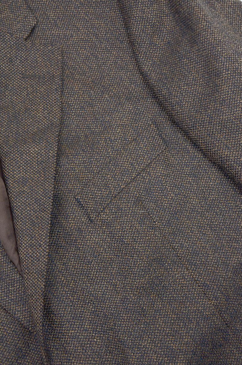 Burberry Burberry Brown Flannel Classic British Style Blazer 52 Size 52R - 5 Thumbnail