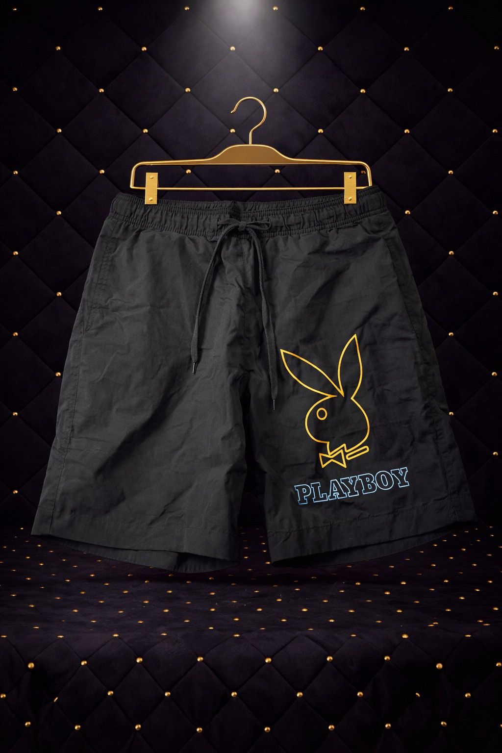 Playboy PLAYBOY BUNNY LOGO FLEECE SWEAT SHORTS Size US 32 / EU 48 - 1 Preview