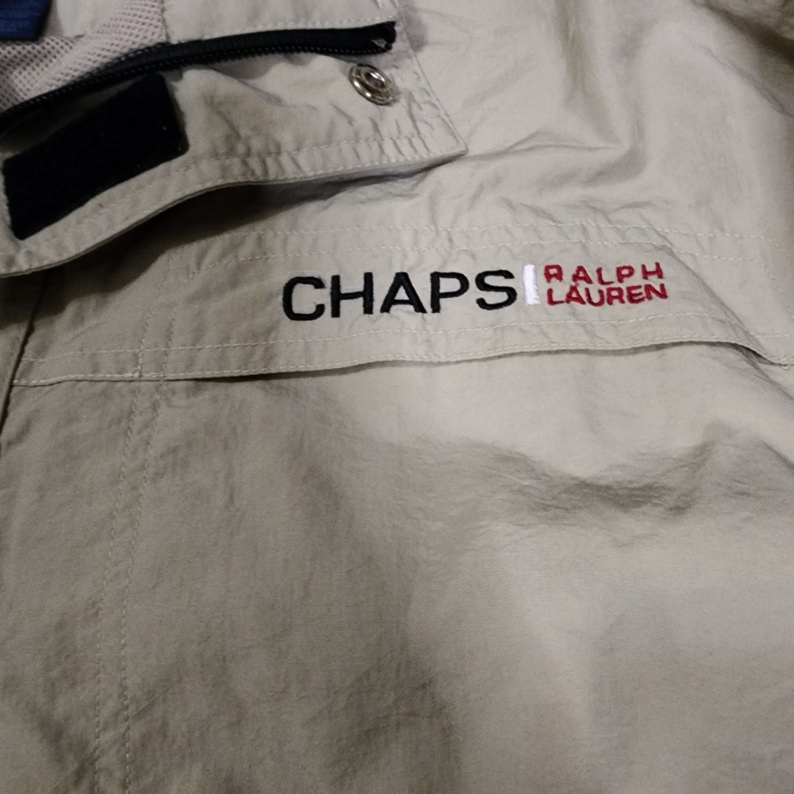 Chaps Chaps mens rain jacket size Large hidden hood 2313 Size US L / EU 52-54 / 3 - 3 Thumbnail