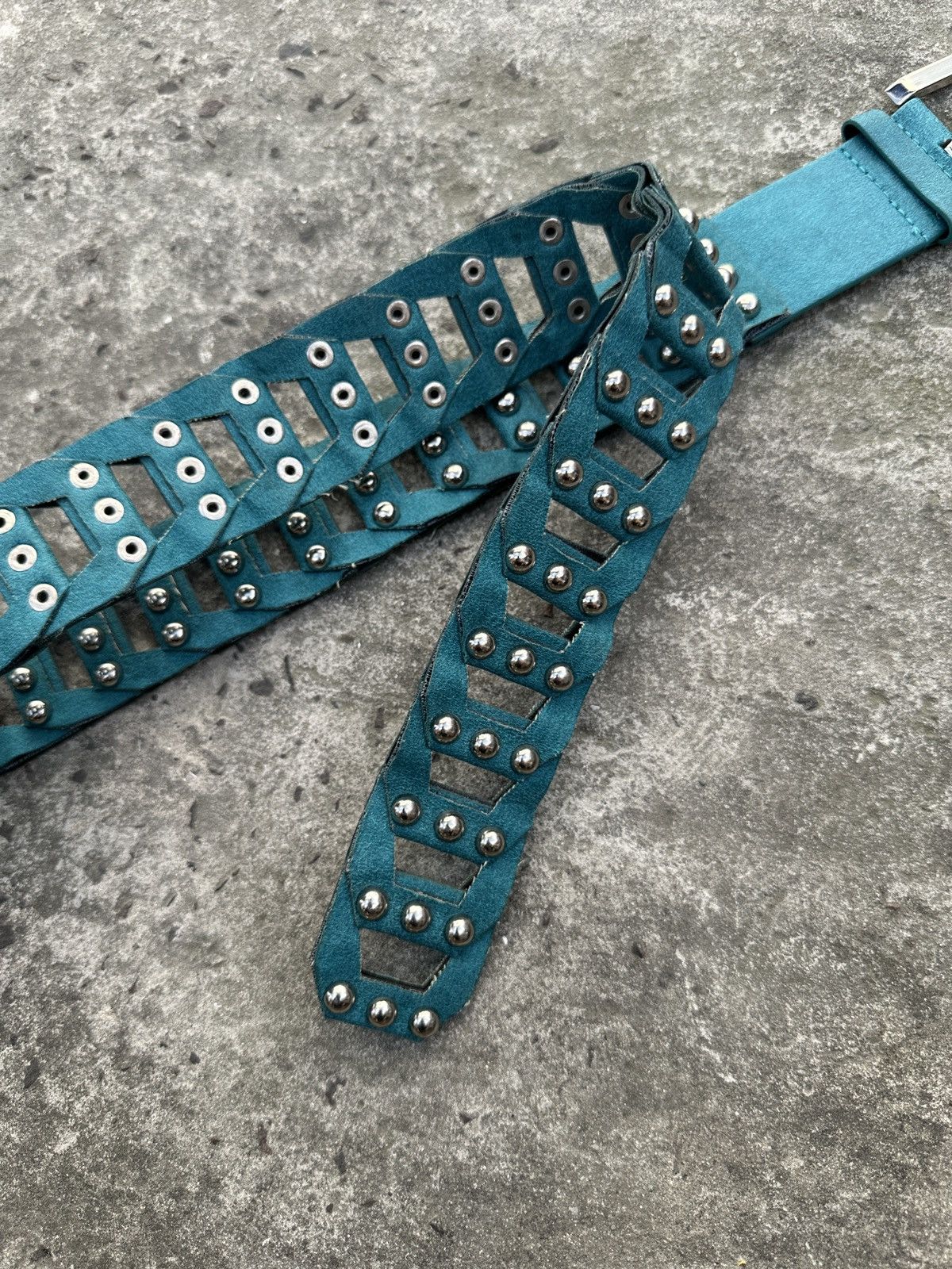 Other Y2K Alt Belts Holes Avant Garde Streetwear Style USA Rare Size ONE SIZE - 4 Thumbnail