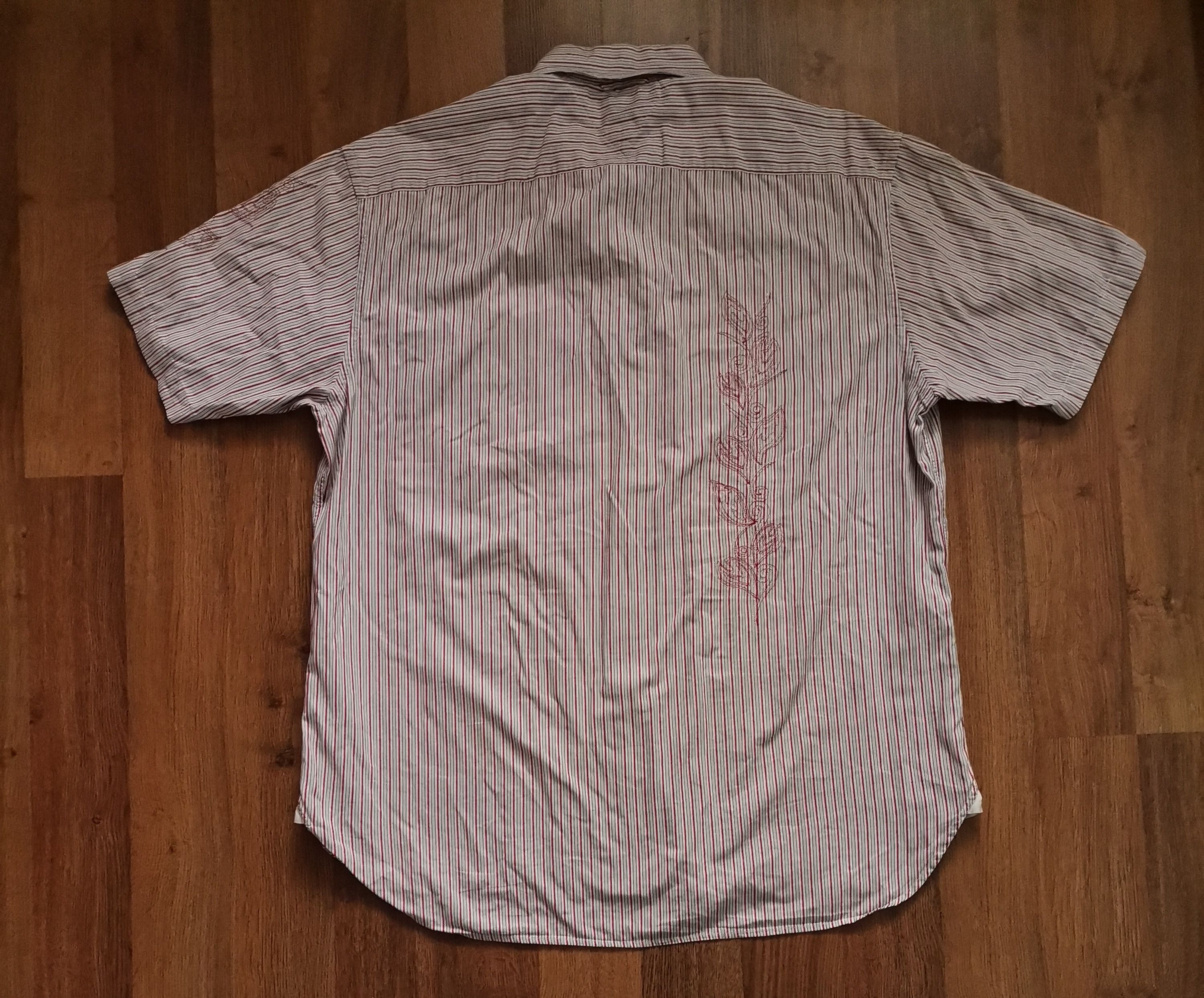 Tommy Hilfiger Tommy Hilfiger Floral Striped Shirt Size US XL / EU 56 / 4 - 7 Thumbnail