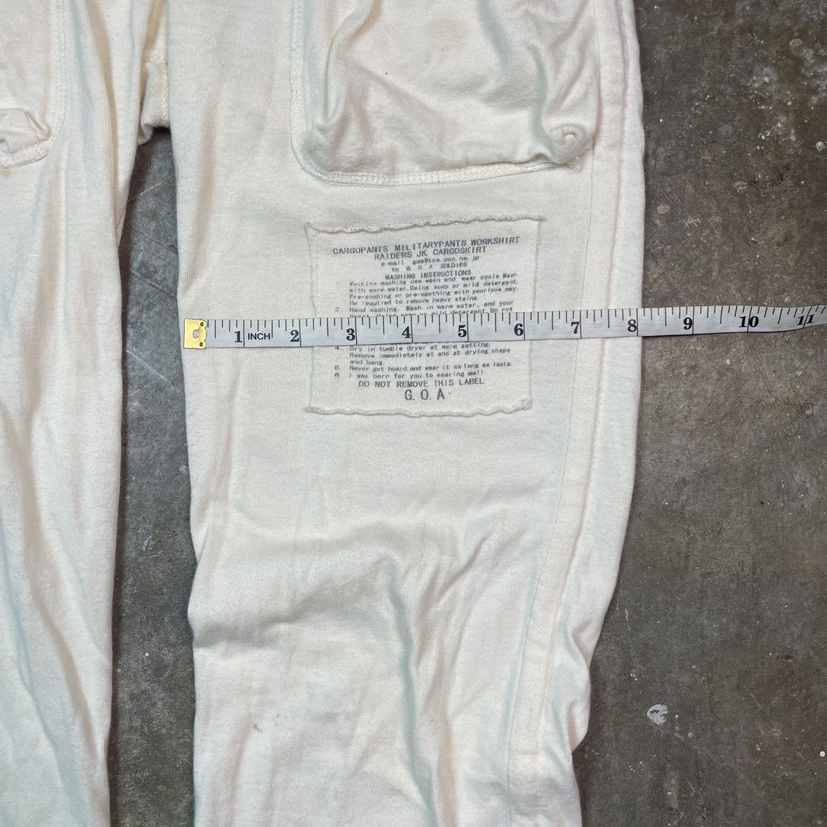 GOA G.O.A Flare Distressed Archive Military SweatPants Size 26" / US 2 / IT 38 - 18 Thumbnail