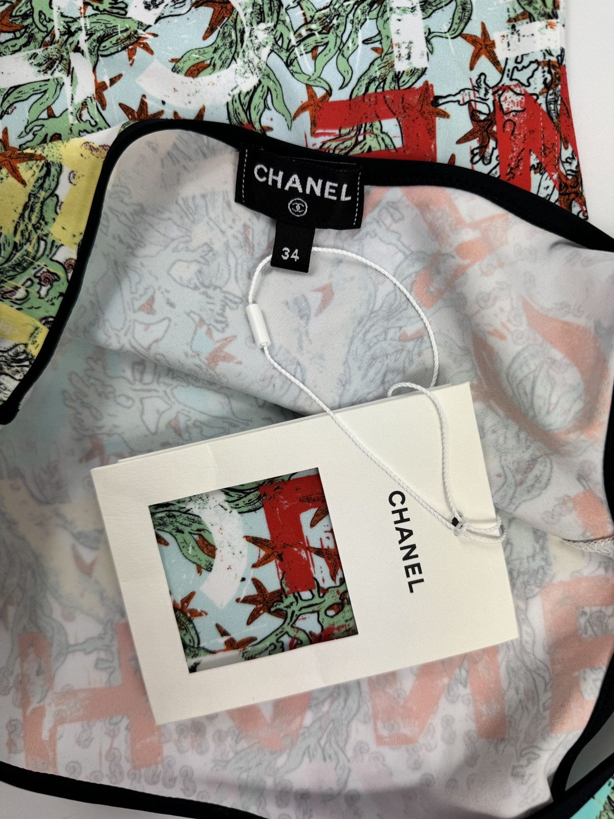 Chanel CHANEL COCO BEACH SWIMSUIT FR34 Size ONE SIZE - 4 Thumbnail