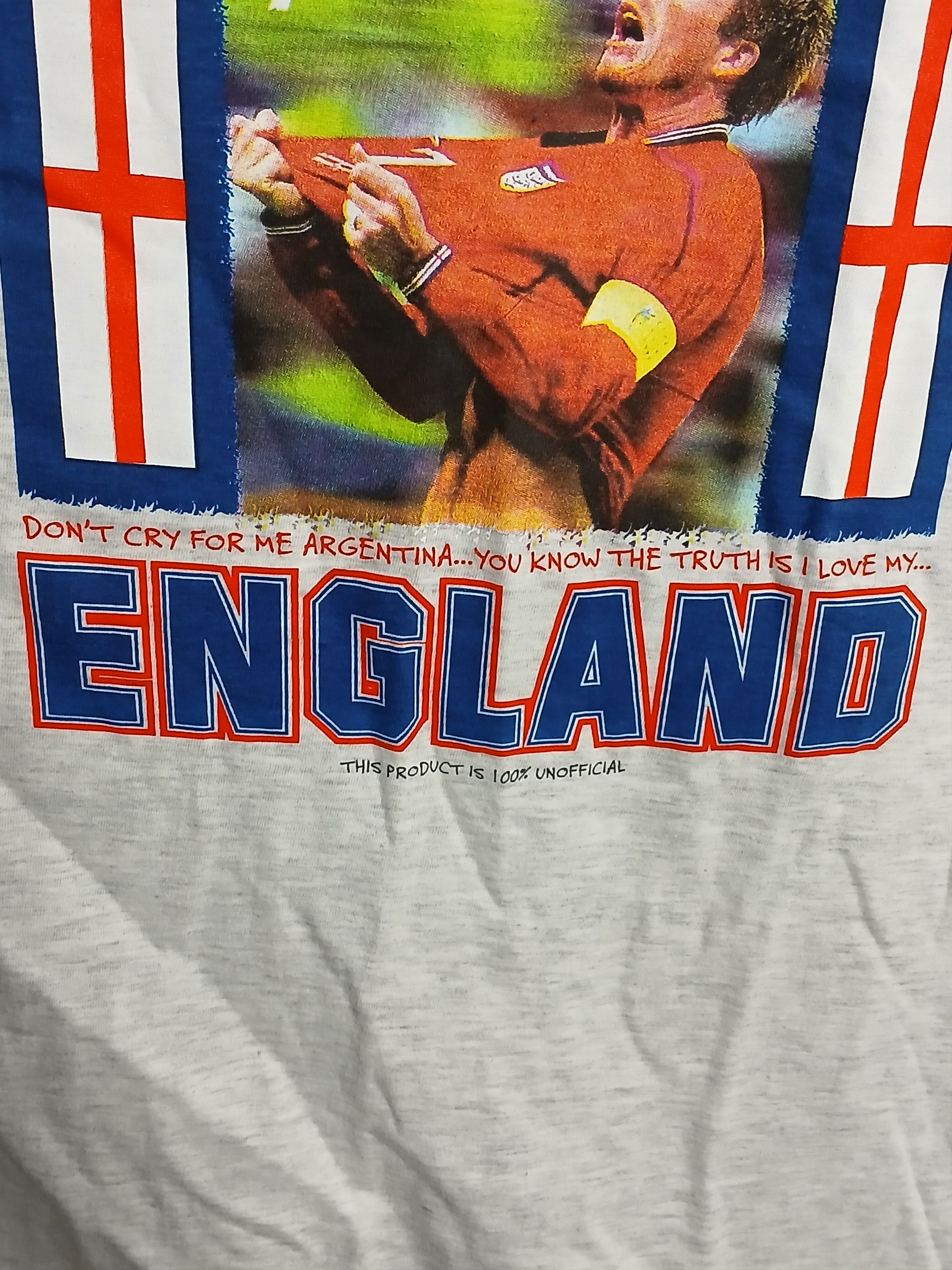 David Beckham × Vintage Vintage David Beckham Football T-Shirt Size US L / EU 52-54 / 3 - 4 Thumbnail