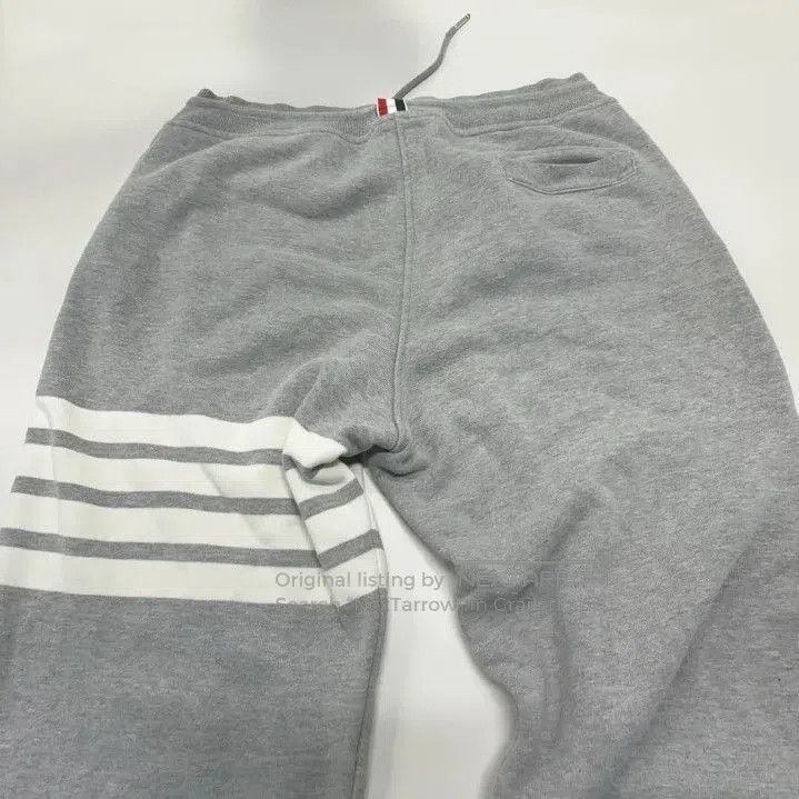 Thom Browne Thom Browne Classic Stripe Loose Knit Sweatpants. Size US 30 / EU 46 - 9 Thumbnail