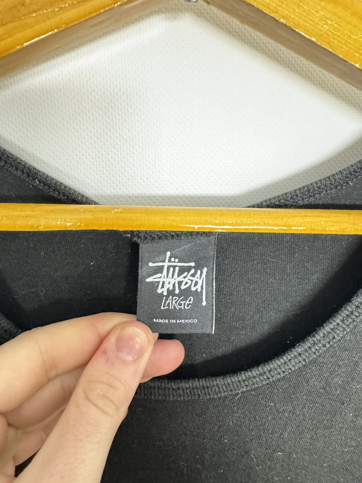 Stussy Vintage Y2k Stussy Big Logo T-Shirt 00’s Size US L / EU 52-54 / 3 - 9 Thumbnail