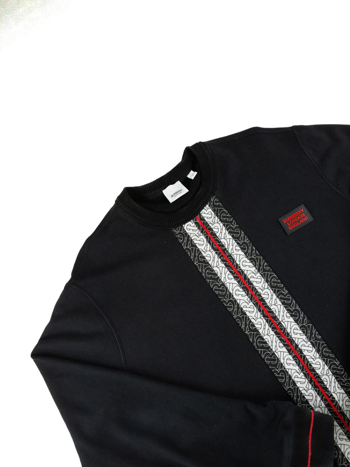 Burberry Burberry TB Monogram Panelled Sweatshirt Size US L / EU 52-54 / 3 - 6 Thumbnail