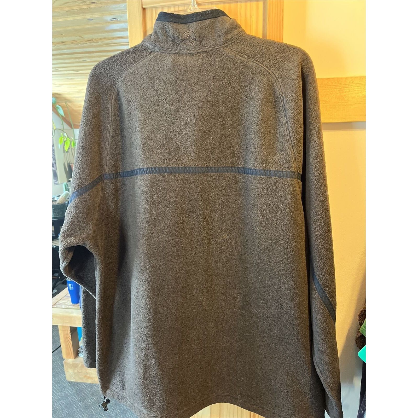 Old Navy Old Navy Men’s XXL Brown LS 1/4 Zip Polyester Fleece Jacket Size US XXL / EU 58 / 5 - 6 Thumbnail