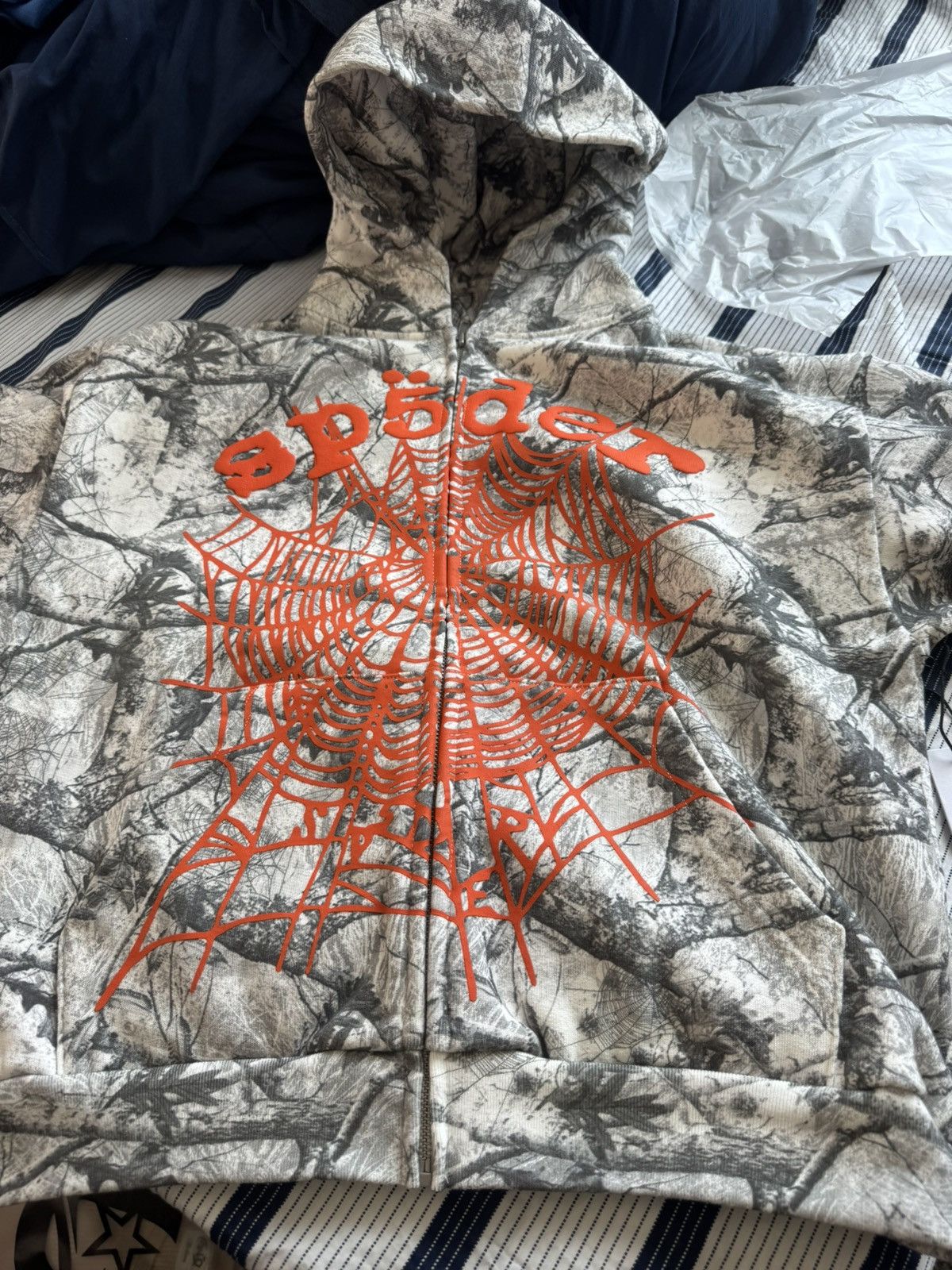 Sp5der REAL TREE OG WEB V2 ZIP HOODIE Size US M / EU 48-50 / 2 - 1 Thumbnail