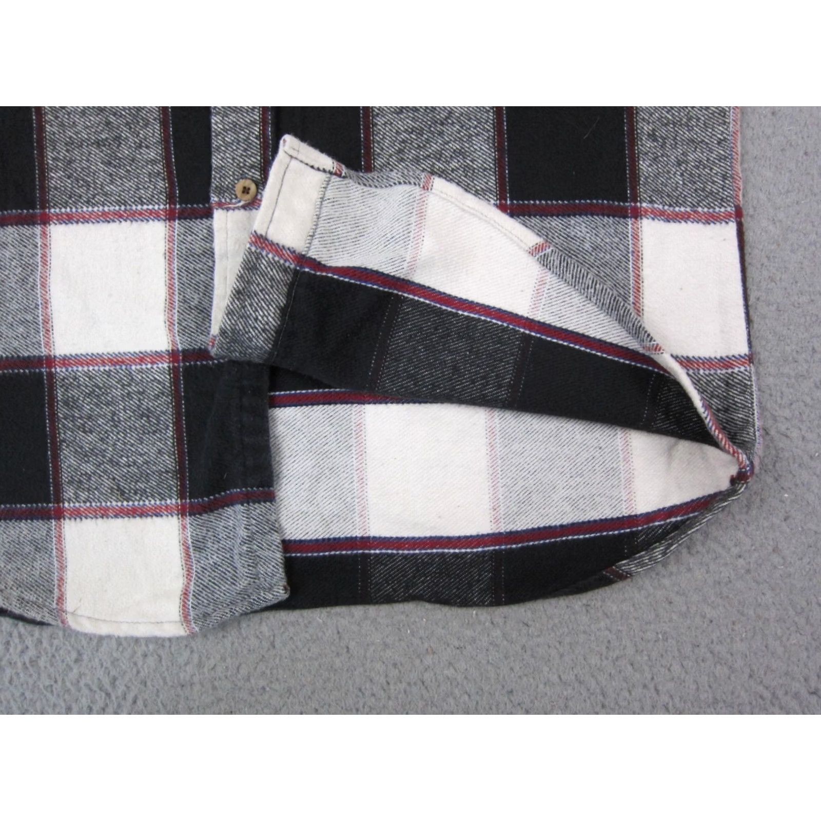 Vintage Vintage True Flannel Shirt Mens XL Extra Large Gray Black Plaid Western Cowboy Size US XL / EU 56 / 4 - 7 Thumbnail