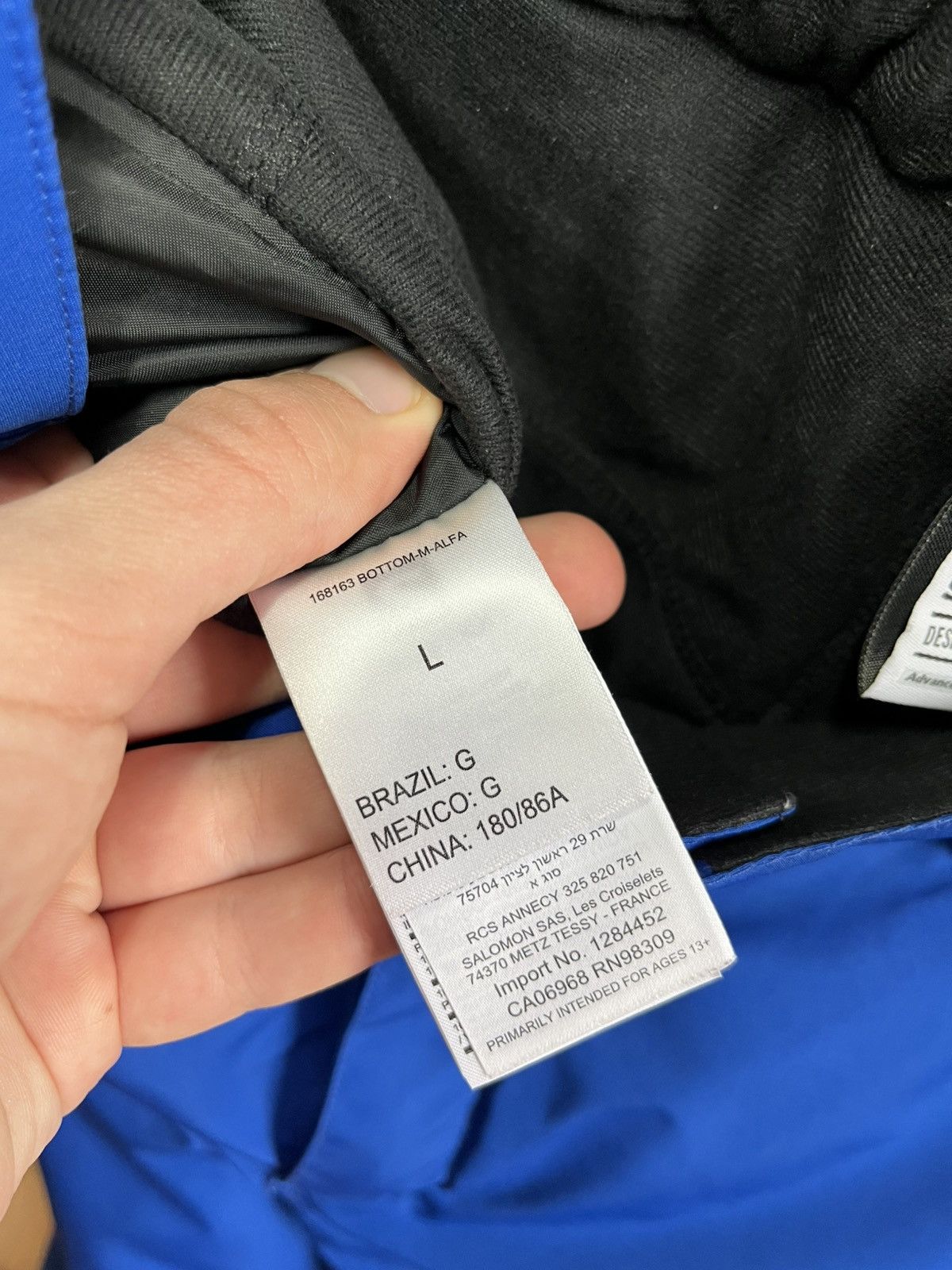 Salomon Salomon Advanced Skin Men’s Ski Pants Size US 34 / EU 50 - 13 Thumbnail