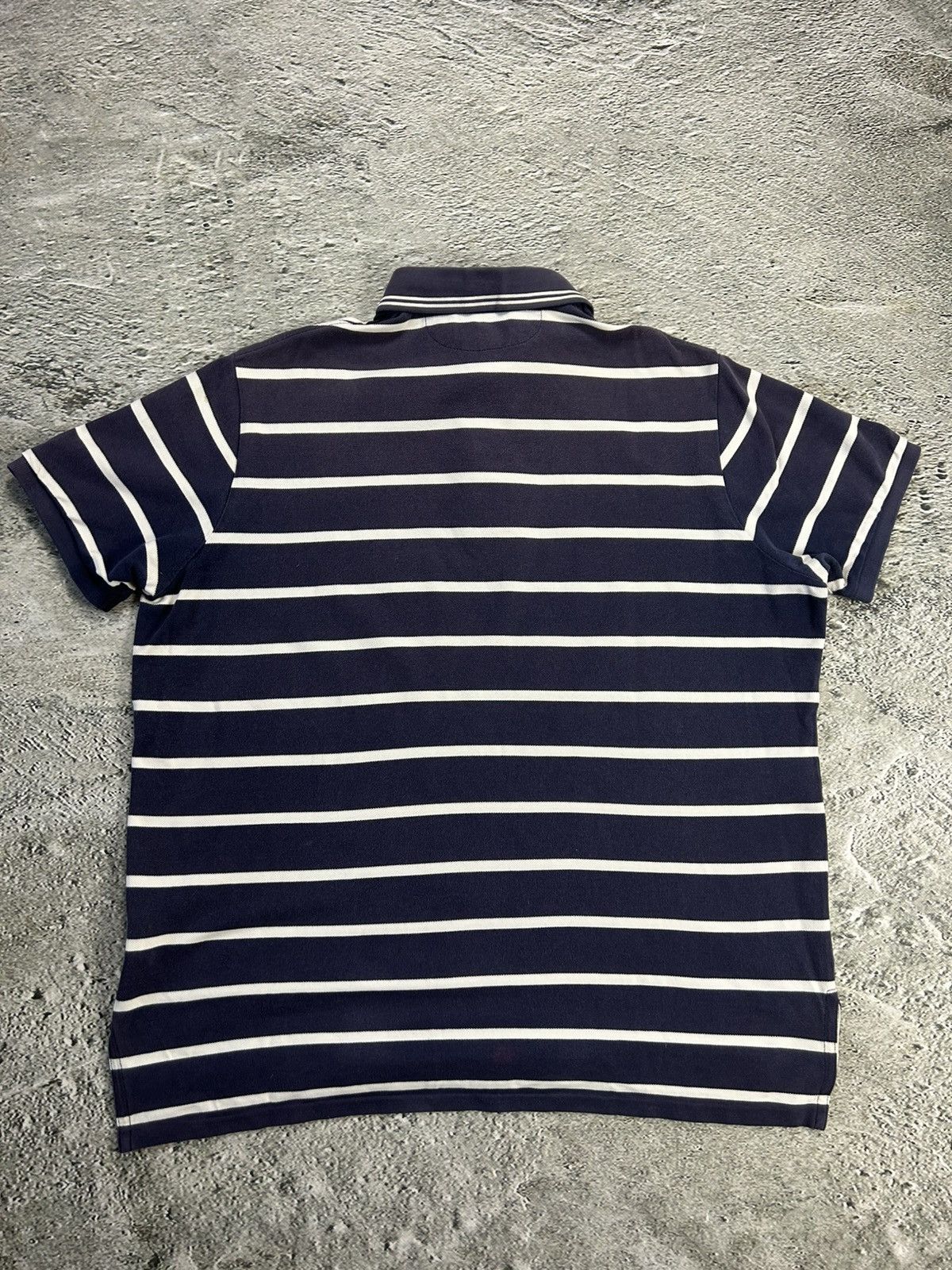 Ralph Lauren Polo Ralph Lauren striped polo shirt navy white small pony Size US XXL / EU 58 / 5 - 6 Thumbnail