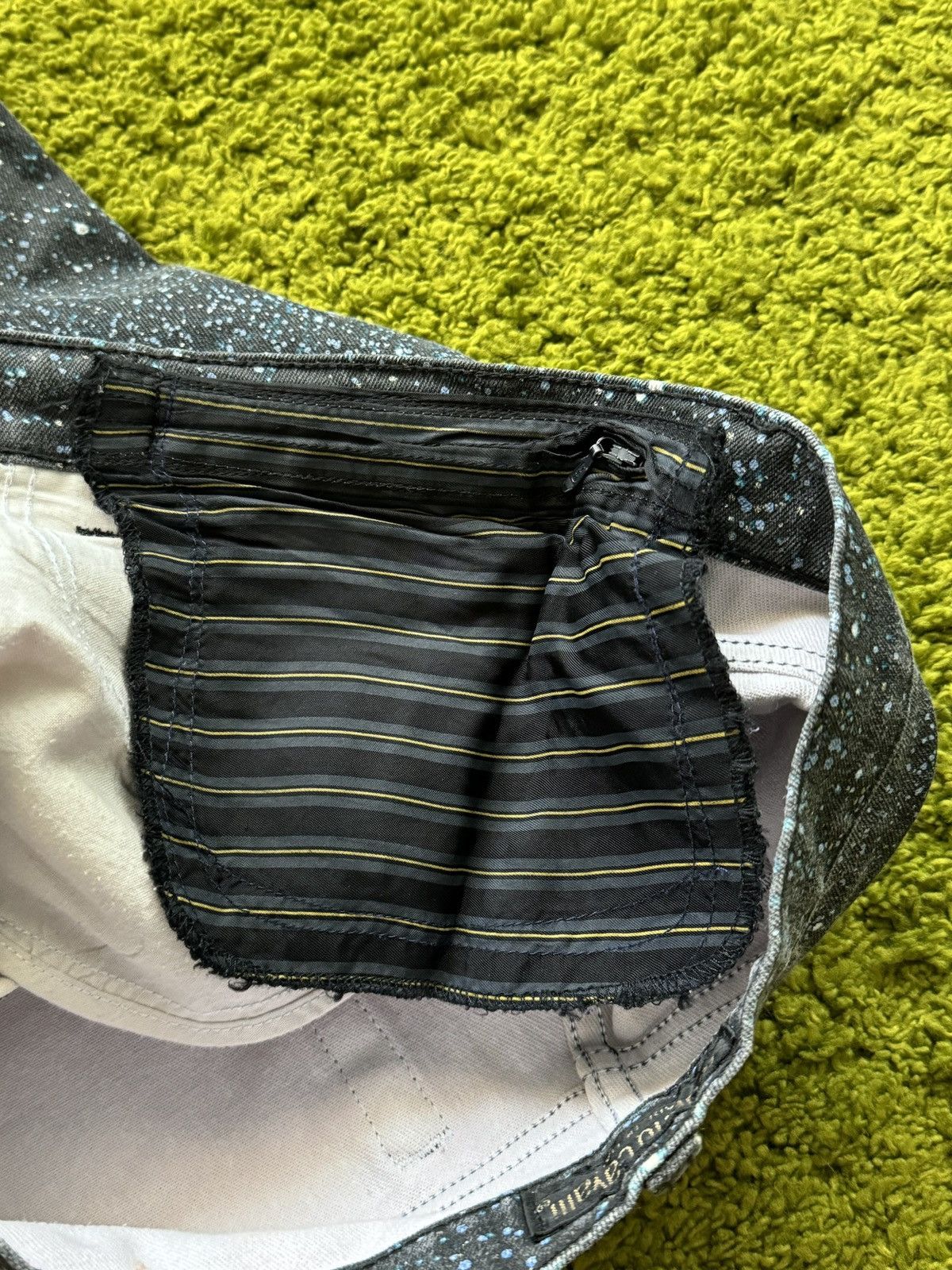 Roberto Cavalli × Vintage Roberto Cavalli 2000s archive Galaxy Expansion jeans denim Size US 30 / EU 46 - 11 Thumbnail