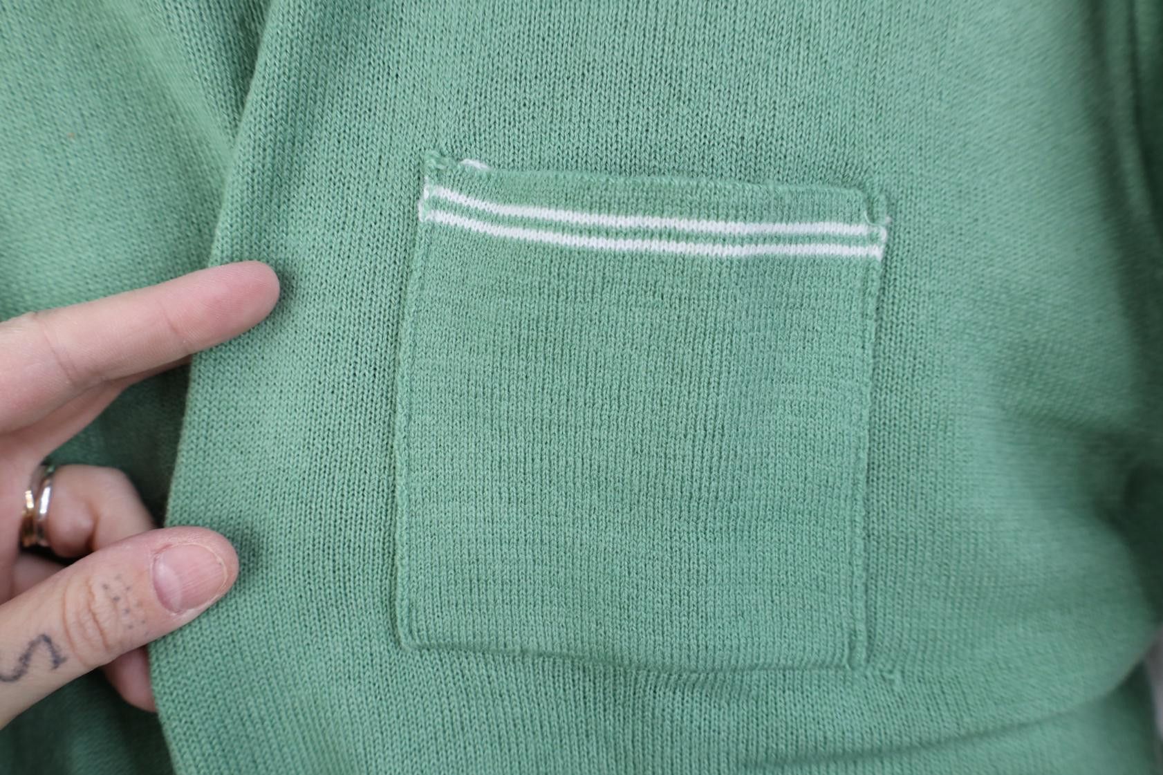 Vintage Vintage 80s 90s Rockabilly 1/4 Zip Knit Pullover Polo Shirt Size US XXL / EU 58 / 5 - 4 Thumbnail