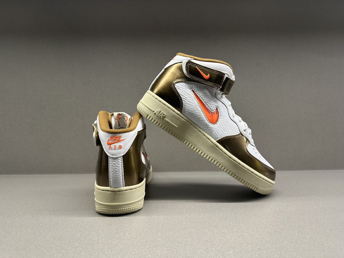 Nike Nike Air Force 1 Mid Qs Jewel Ale Brown Size US 11 / EU 44 - 7 Thumbnail
