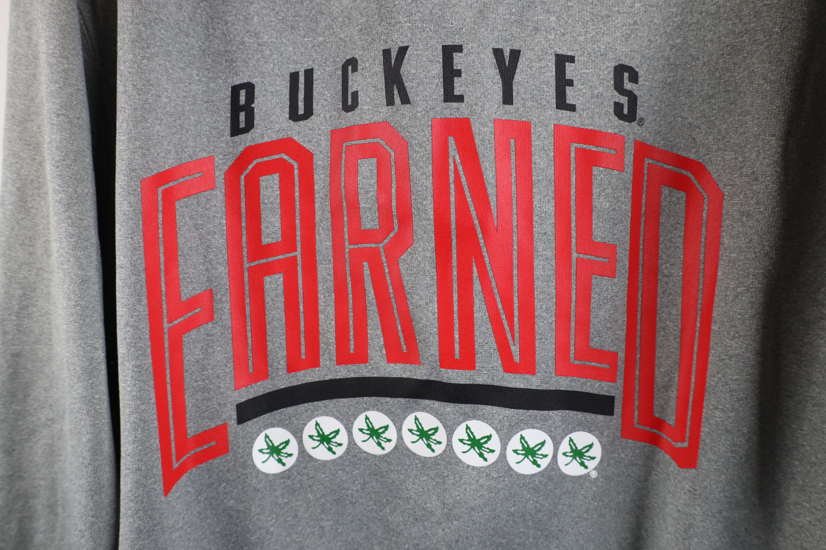 Nike × Vintage Nike Therma Fit Ohio State University Football Hoodie Gray Size US L / EU 52-54 / 3 - 7 Thumbnail