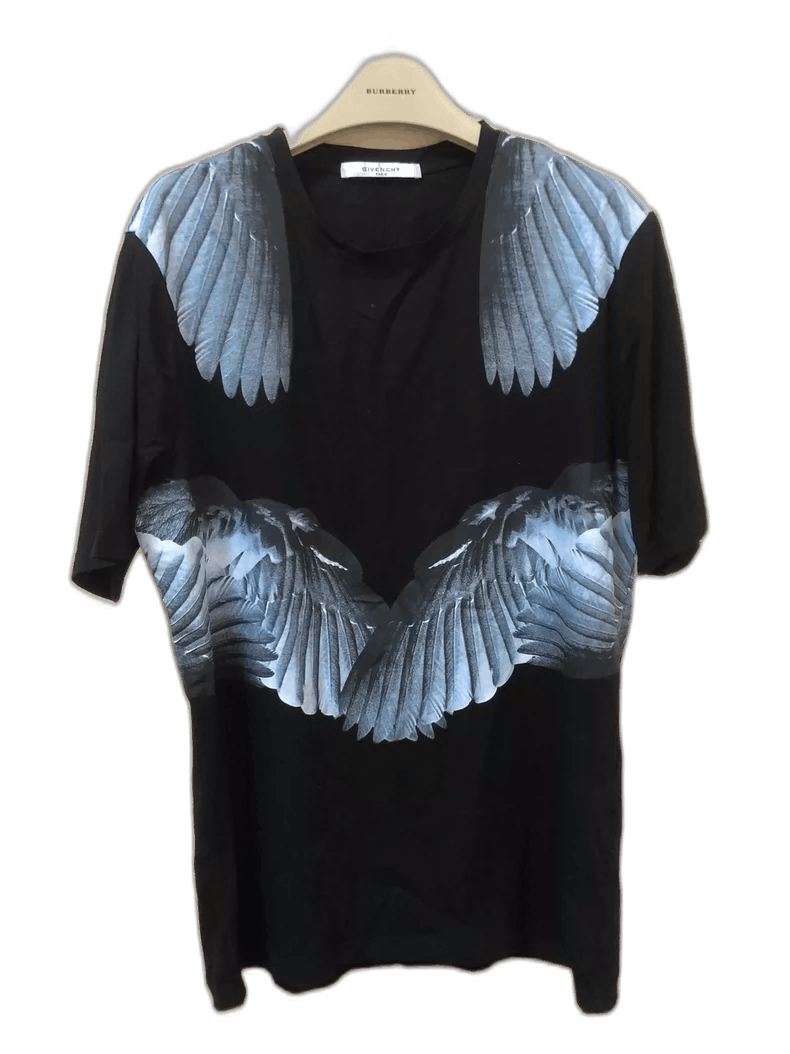 Givenchy Givenchy Black Angel Wings Short Sleeve T-shirt Size US XS / EU 42 / 0 - 1 Thumbnail