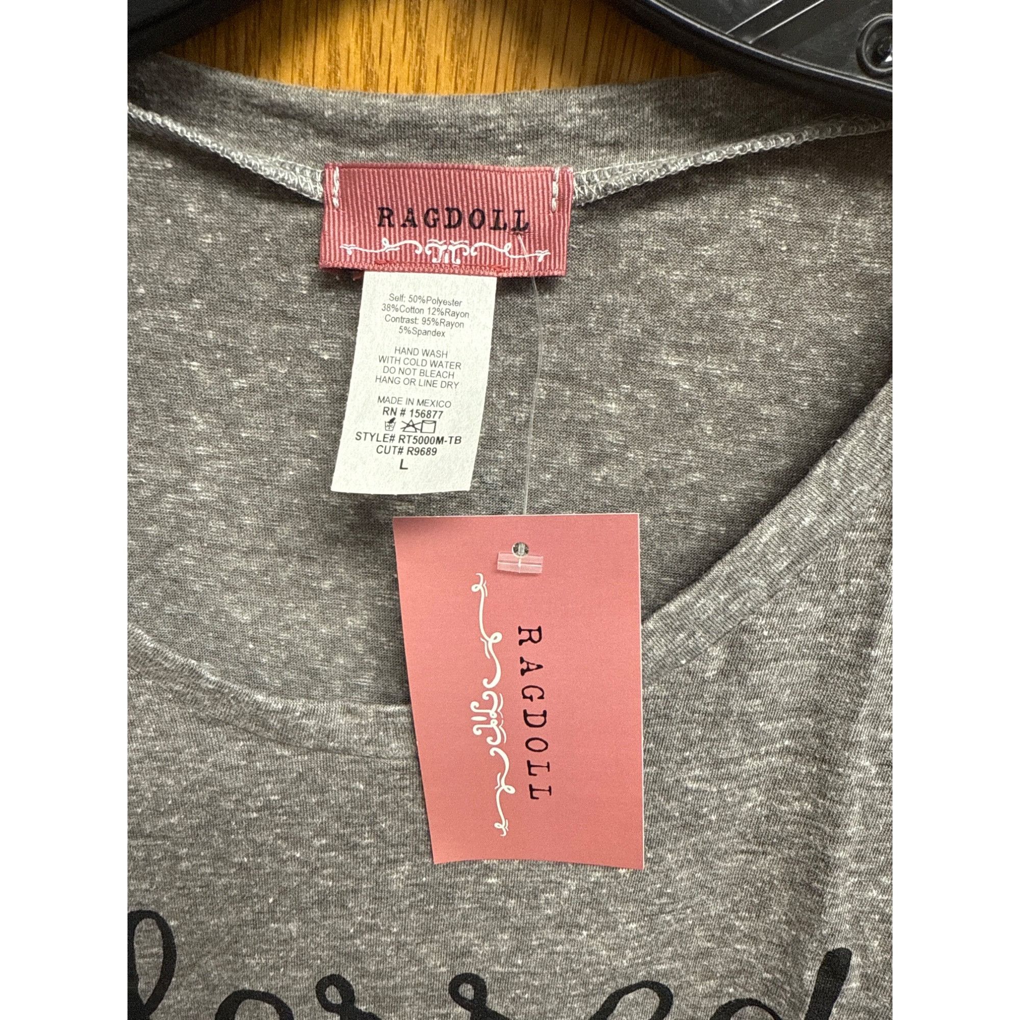 Other Maternity T-Shirt "Blessed" Slogan Short Sleeve Casual Fit L Size L / US 10 / IT 46 - 9 Thumbnail