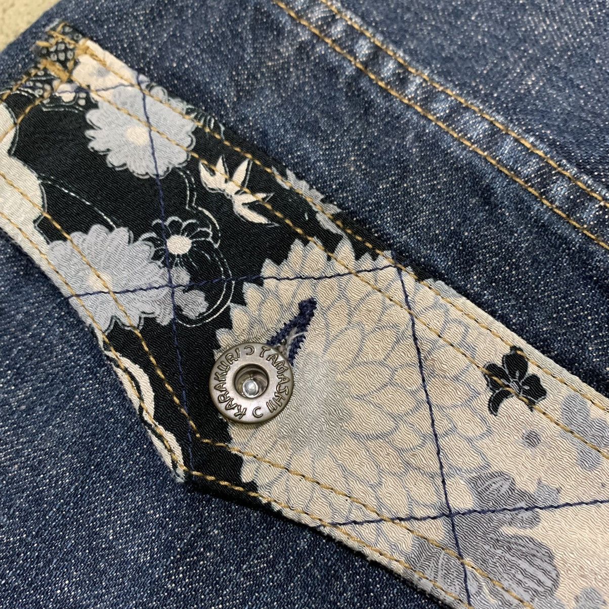 Karakuri Tamashii Vintage Karakuri Tamashii Koi Fish Embroidered Jeans Pants Size US 34 / EU 50 - 21 Thumbnail