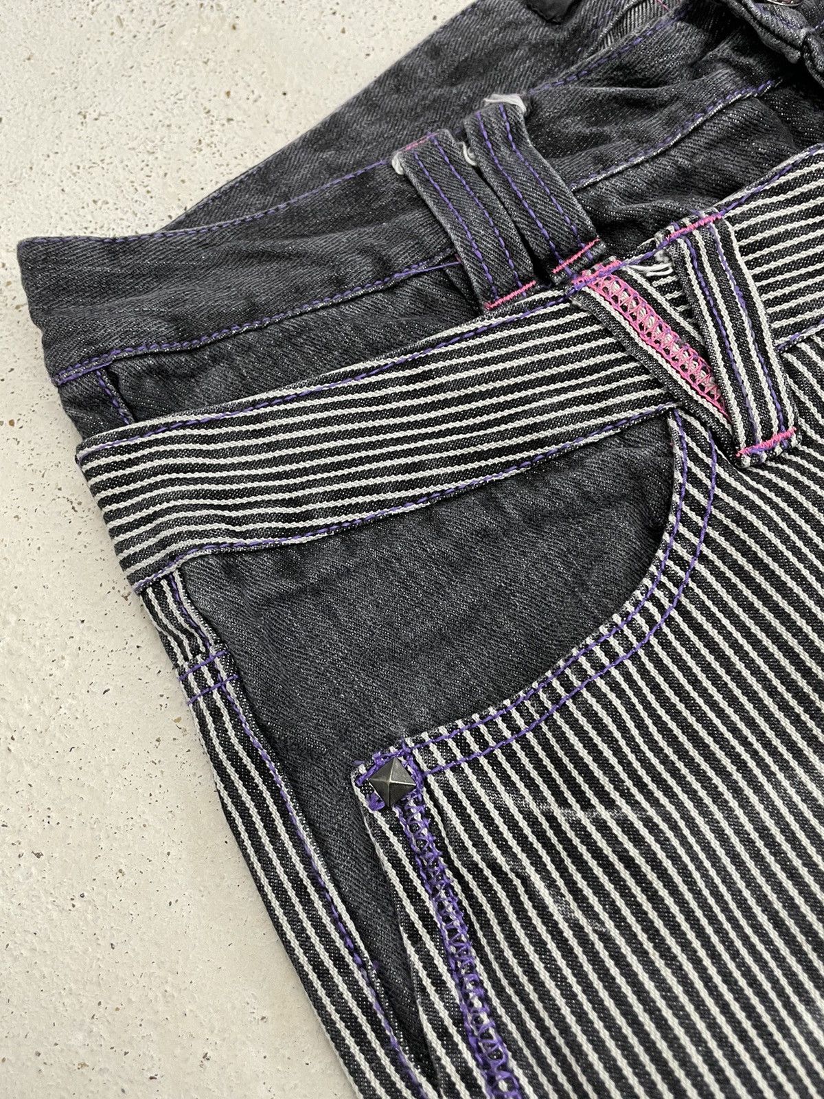 Hysteric Glamour × Japanese Brand Baby Gal Hickory Clone Devgru Y2K Surf Denim Size US 29 - 6 Thumbnail