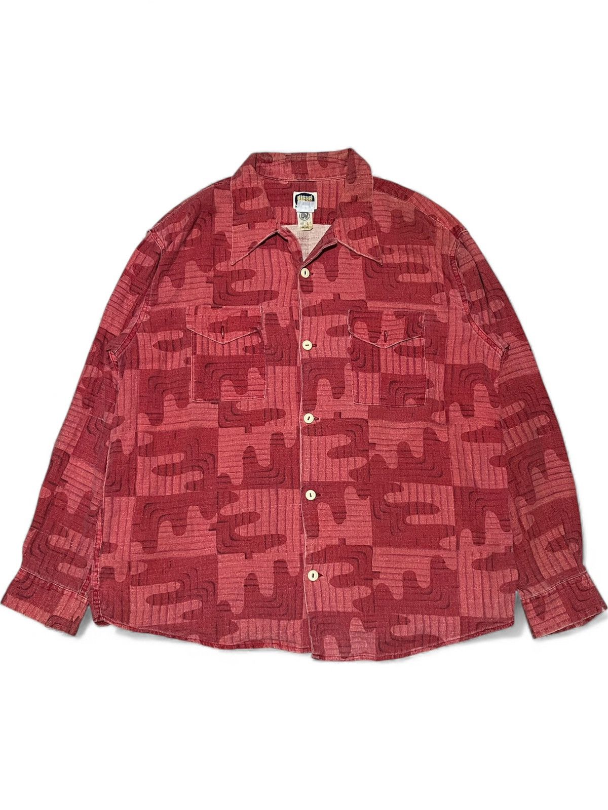 Diesel Diesel Button Up Print Size US L / EU 52-54 / 3 - 1 Thumbnail