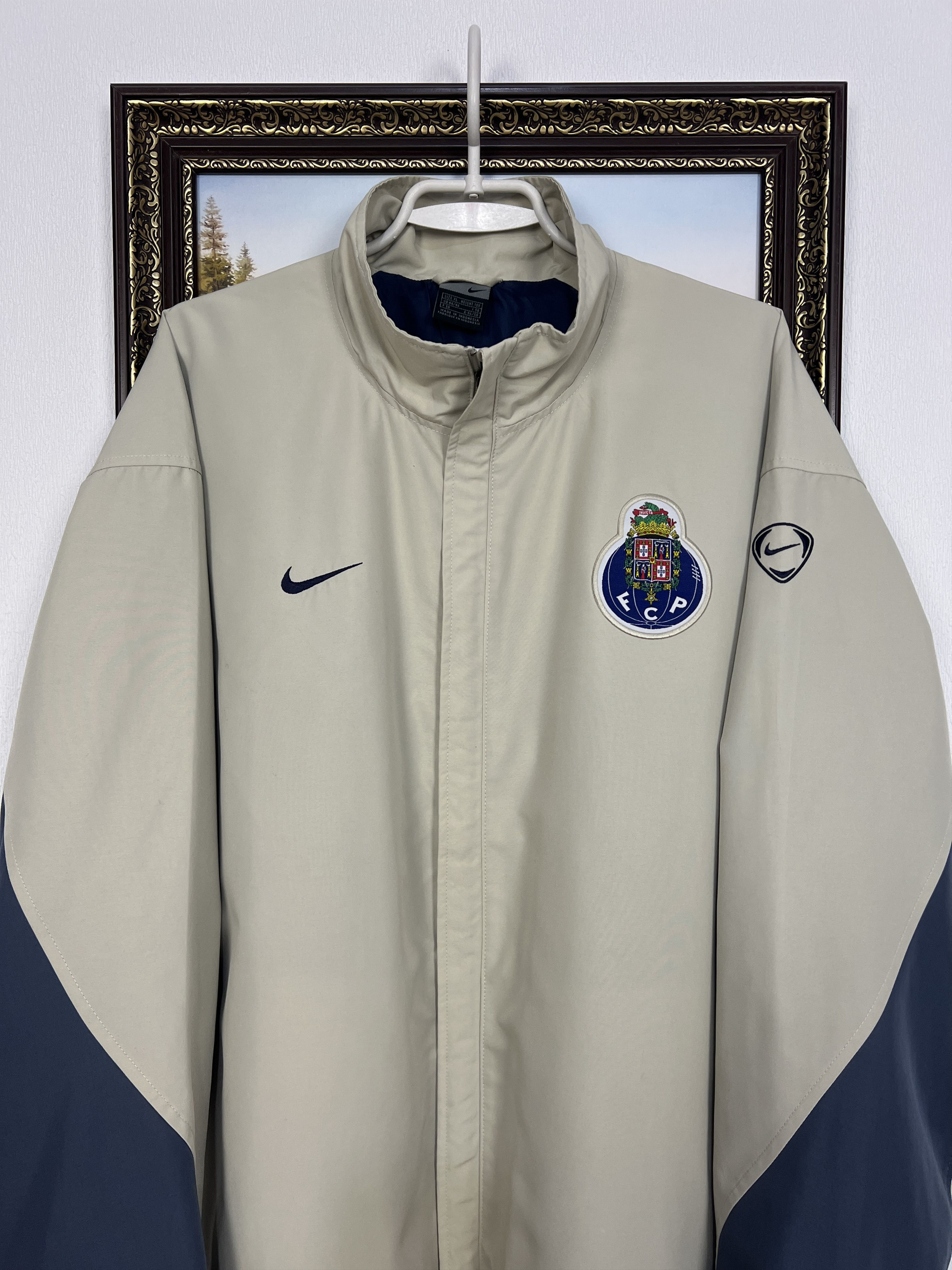 Nike Vintage Porto FC Football Jacket Soccer Track Top Zip Rare Size US XL / EU 56 / 4 - 2 Thumbnail