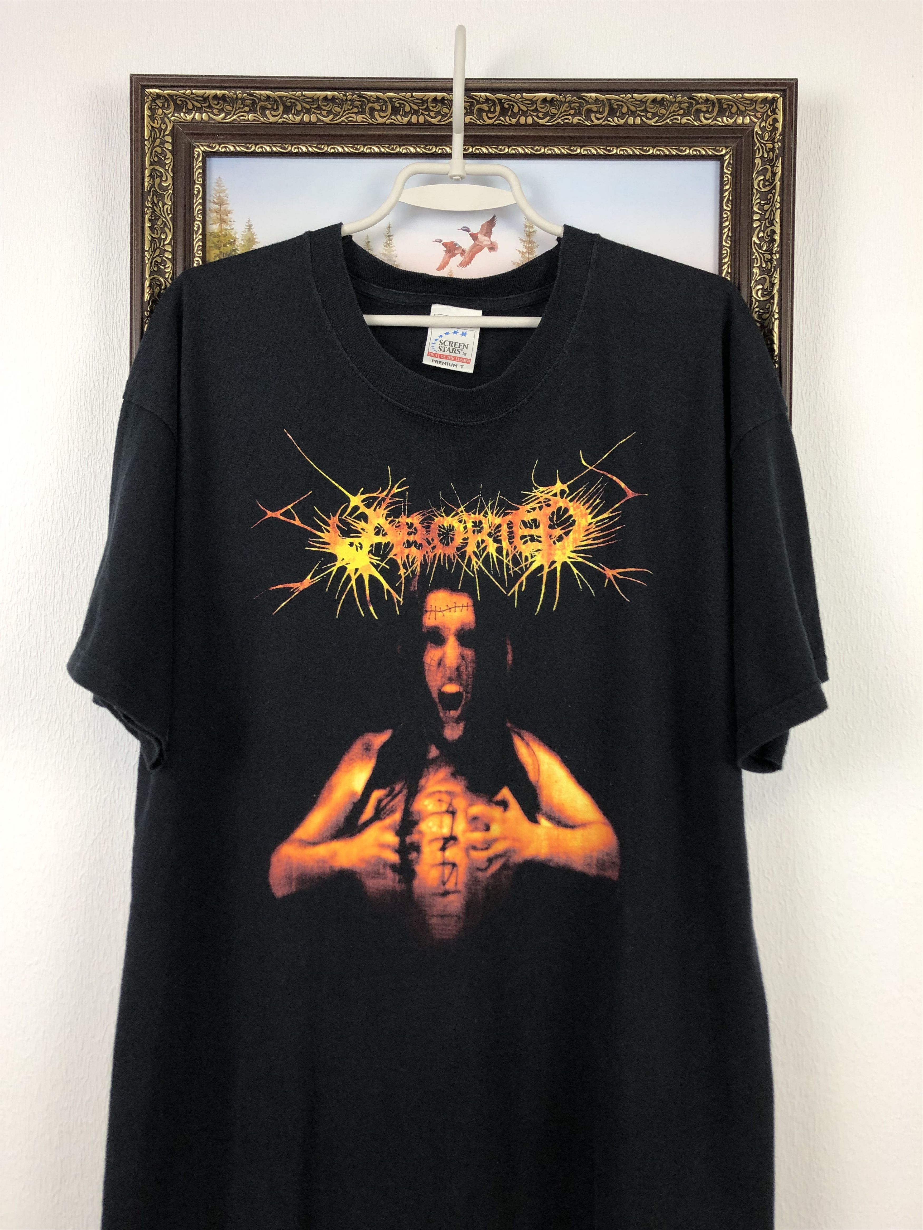 Band Tees Vintage Aborted Mankind Created To Kill Metal Shirt Tee Band Size US XL / EU 56 / 4 - 2 Thumbnail