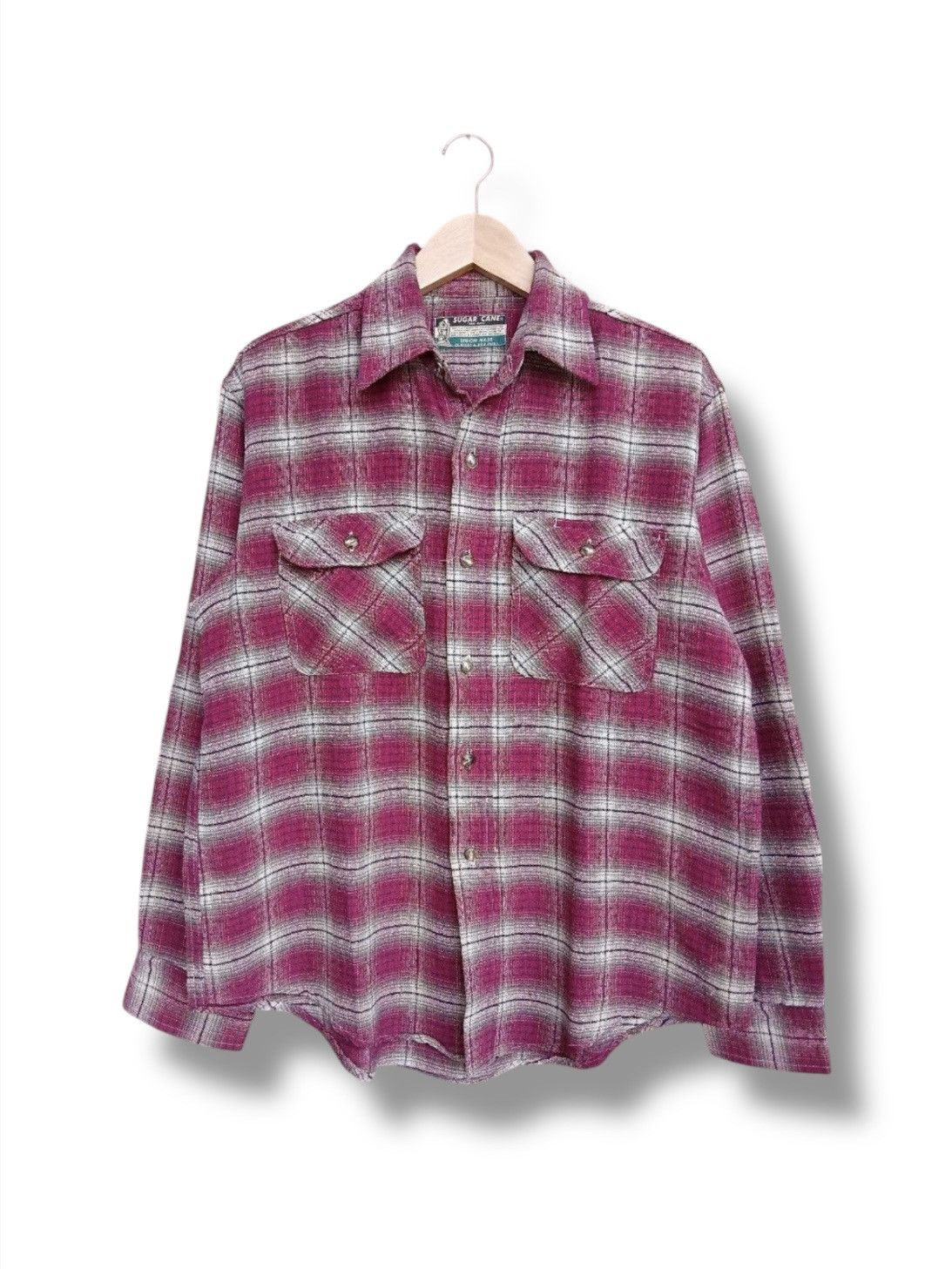 Sugar Cane Sugarcane Flannel Veterano Shirt Size US L / EU 52-54 / 3 - 1 Thumbnail