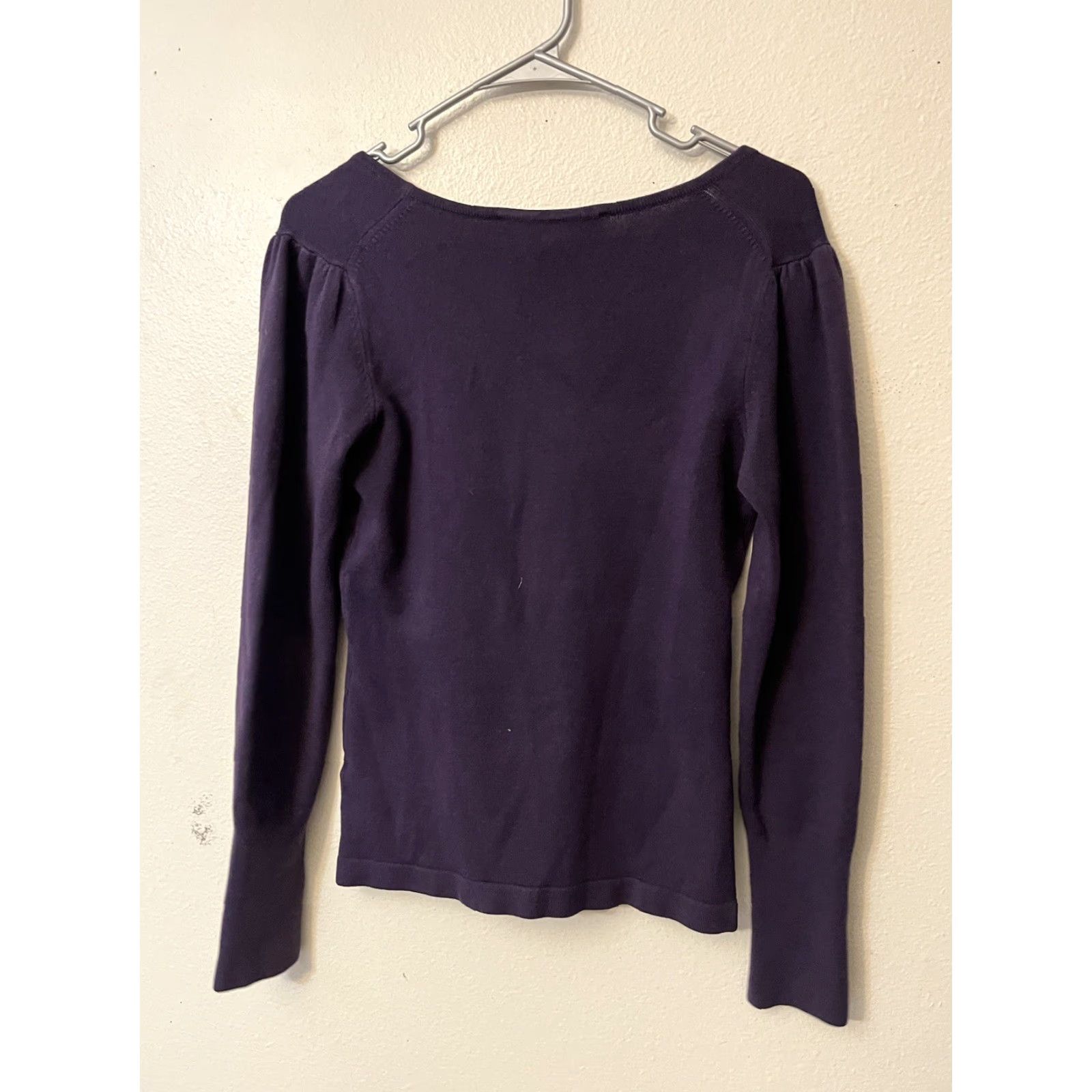 French Connection French Connection Purple Scoop Neck Sweater Size Medium Size M / US 6-8 / IT 42-44 - 3 Thumbnail