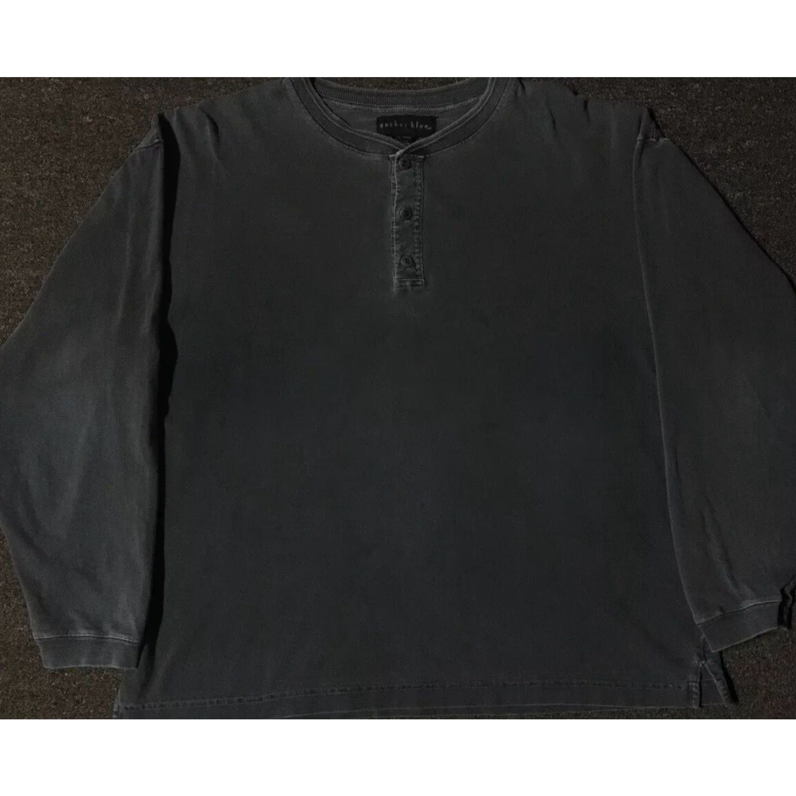 Quiksilver VINTAGE Anchor Blue 90s Faded Henley Shirt M USA Grunge Punk Surf Skate Gotcha OP Shirt M Blue 90s Grunge Punk Surf USA Mens Size US M / EU 48-50 / 2 - 2 Thumbnail