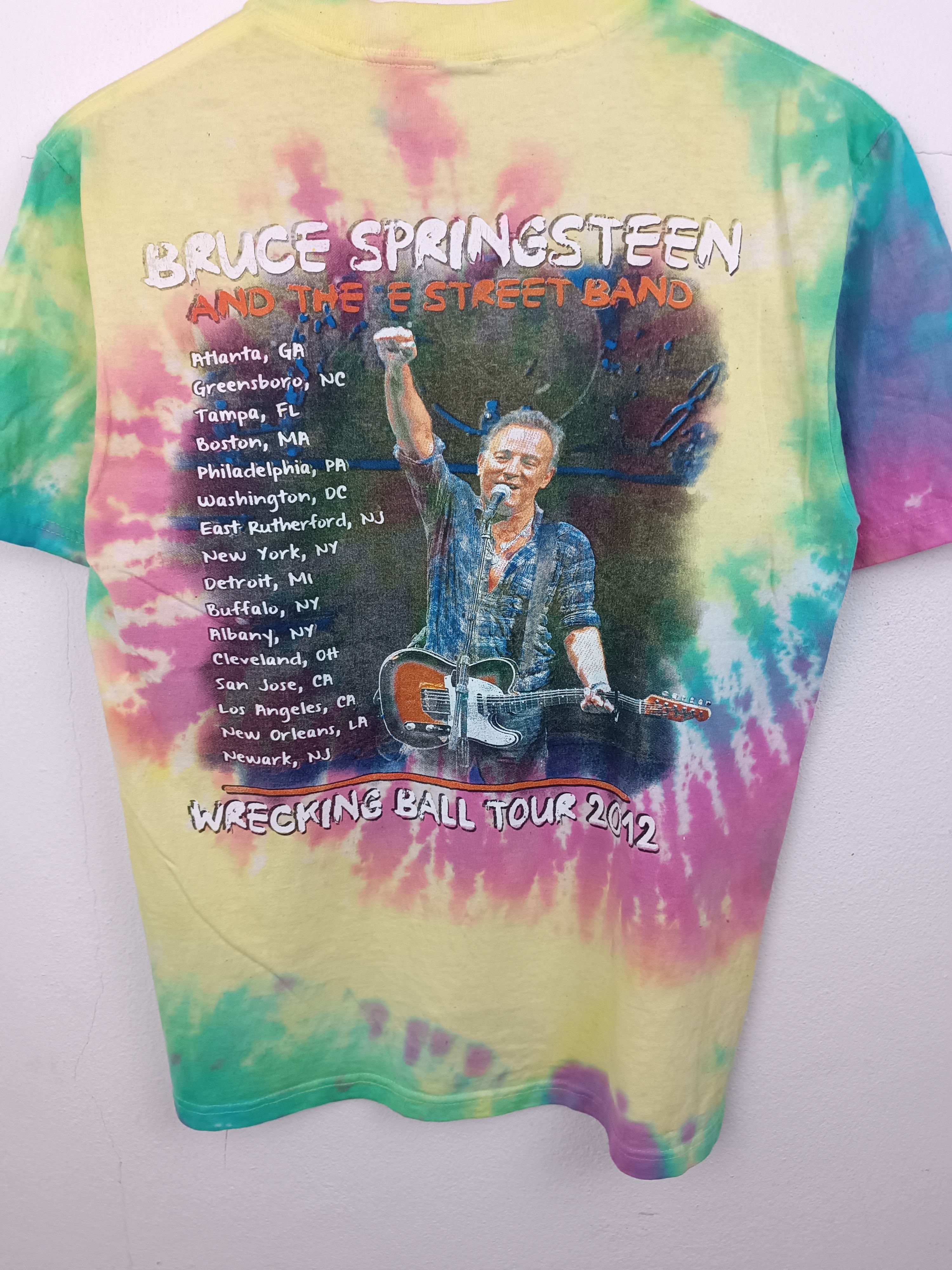 Band Tees VINTAGE 2012 BRUCE SPRINGSTEEN & E STREET BAND WRECKING BALL Size US M / EU 48-50 / 2 - 15 Thumbnail