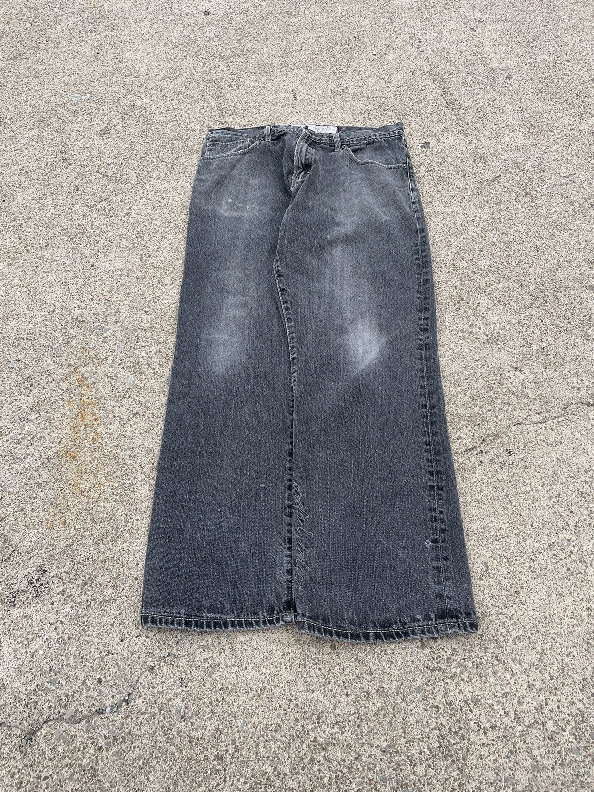 Artful Dodger Baggy Artful Dodger Black Y2K Denim Size US 34 / EU 50 - 3 Thumbnail