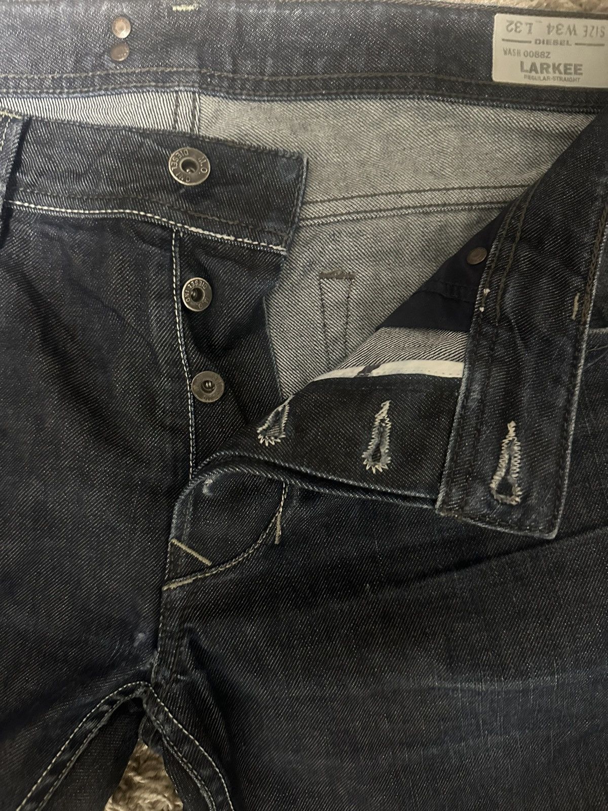 Diesel 2000’s diesel jeans Size US 33 - 3 Thumbnail