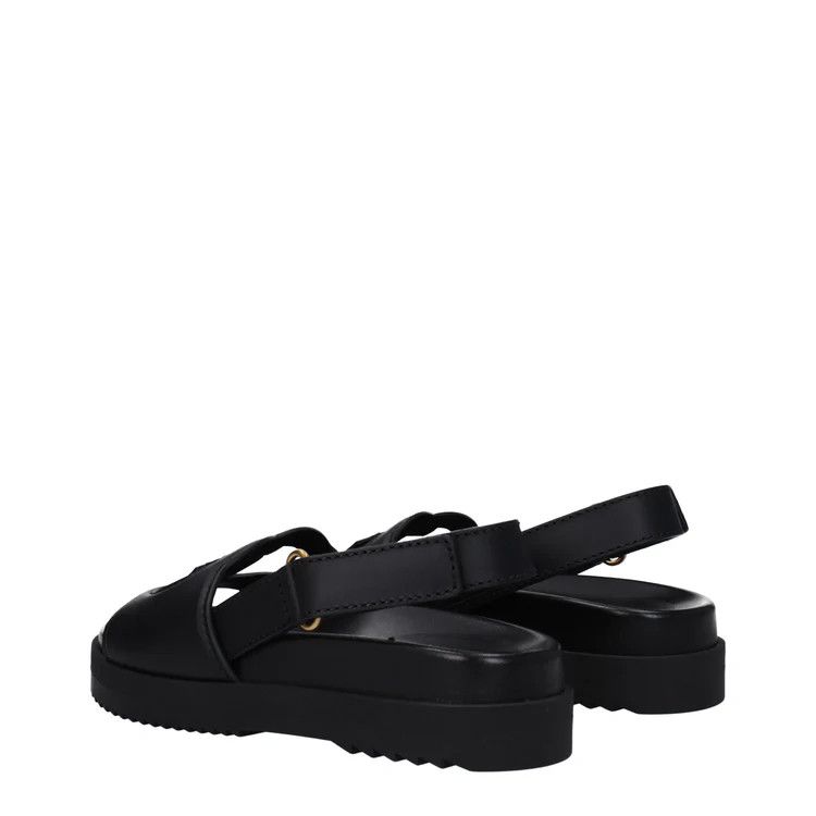 Gucci ob1o1e1124 Leather Sandals in Black Size US 6 / IT 36 - 4 Thumbnail