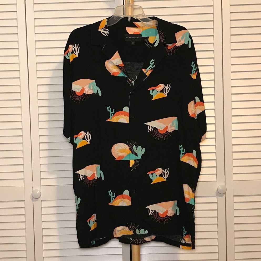 Other No Boundaries Desert Sunset Short Sleeve Shirt Men L Size US L / EU 52-54 / 3 - 1 Thumbnail