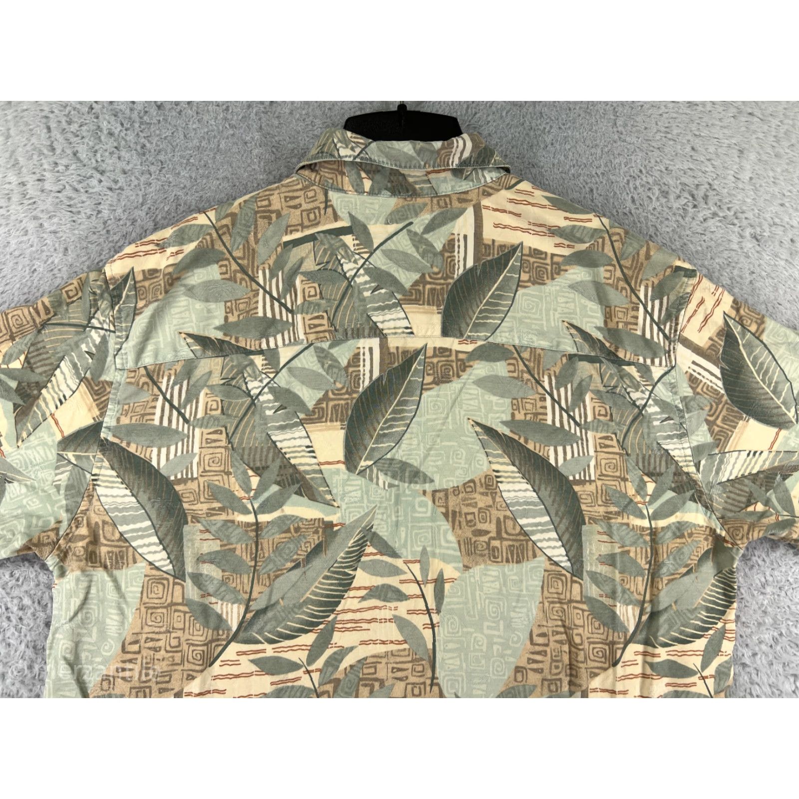 Tori Richard Tori Richard Shirt Mens XL Green Silk Button-Up Hawaiian Floral Resort Aloha Beach Vacation Luau Short Sleeve Mens XL Green Silk Button-Up Shirt Size US XL / EU 56 / 4 - 4 Thumbnail