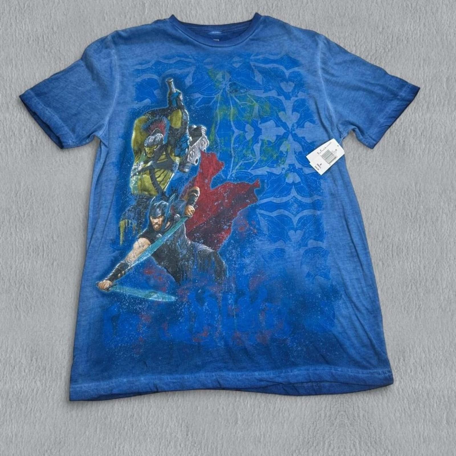 Marvel Comics NWT Marvel Thor Ragnarok Shirt Mens S Blue Movie Hulk Tee Size US S / EU 44-46 / 1 - 1 Thumbnail