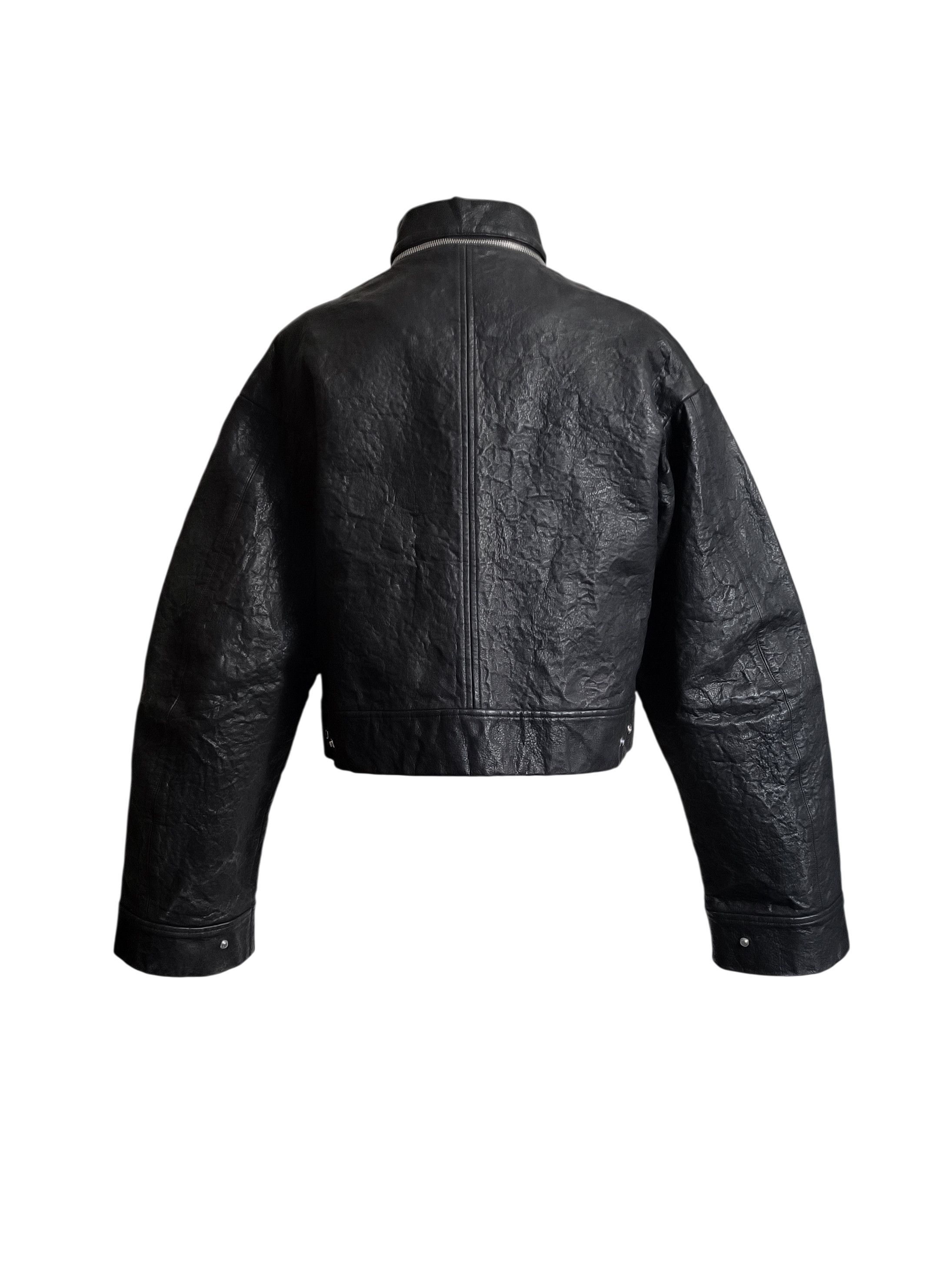 Heliot Emil HELIOT EMIL AW23 Stiff Leather Jacket Black Size XS / US 0-2 / IT 36-38 - 3 Thumbnail
